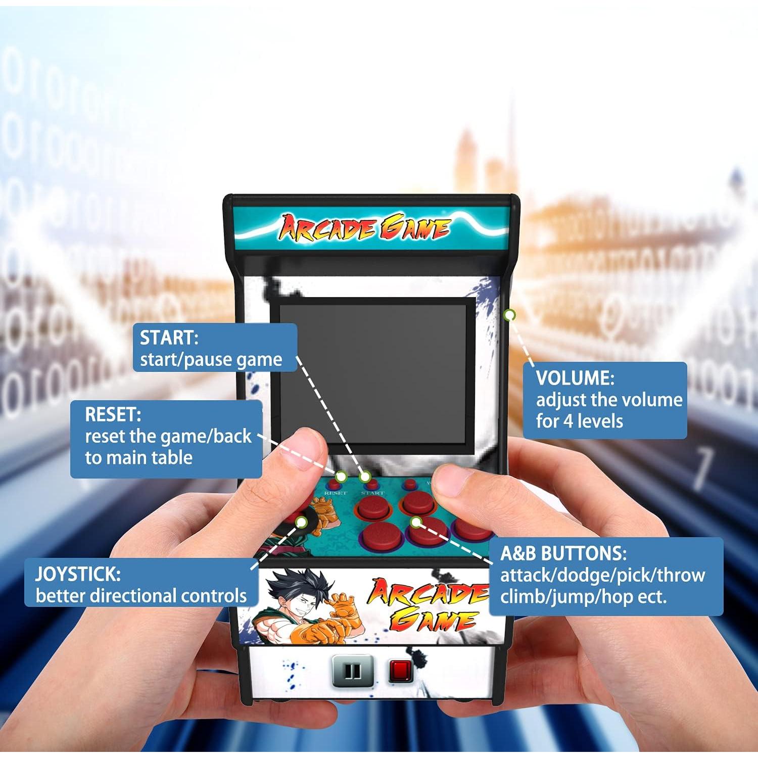 Máquina de Arcade Mini Golden Security 156 Juegos Portátil