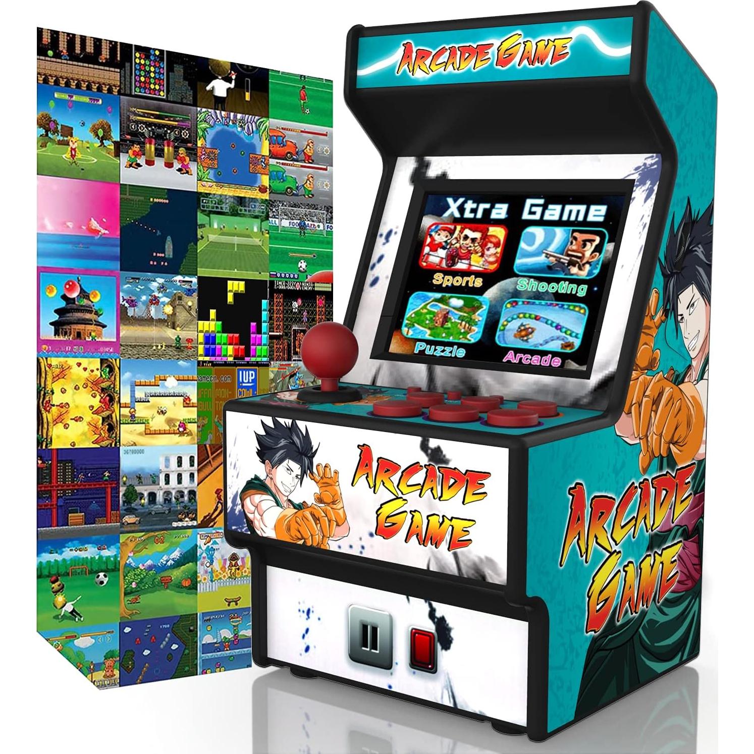 Máquina de Arcade Mini Golden Security 156 Juegos Portátil