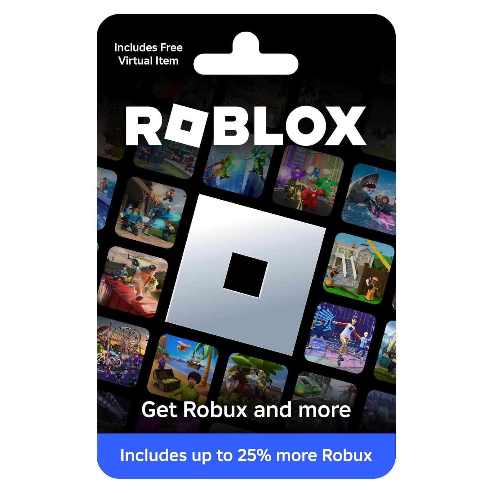 Tarjeta de Regalo Física Roblox - Artículo Virtual Gratis