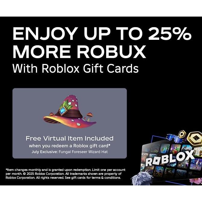 Tarjeta de Regalo Física Roblox - Artículo Virtual Gratis