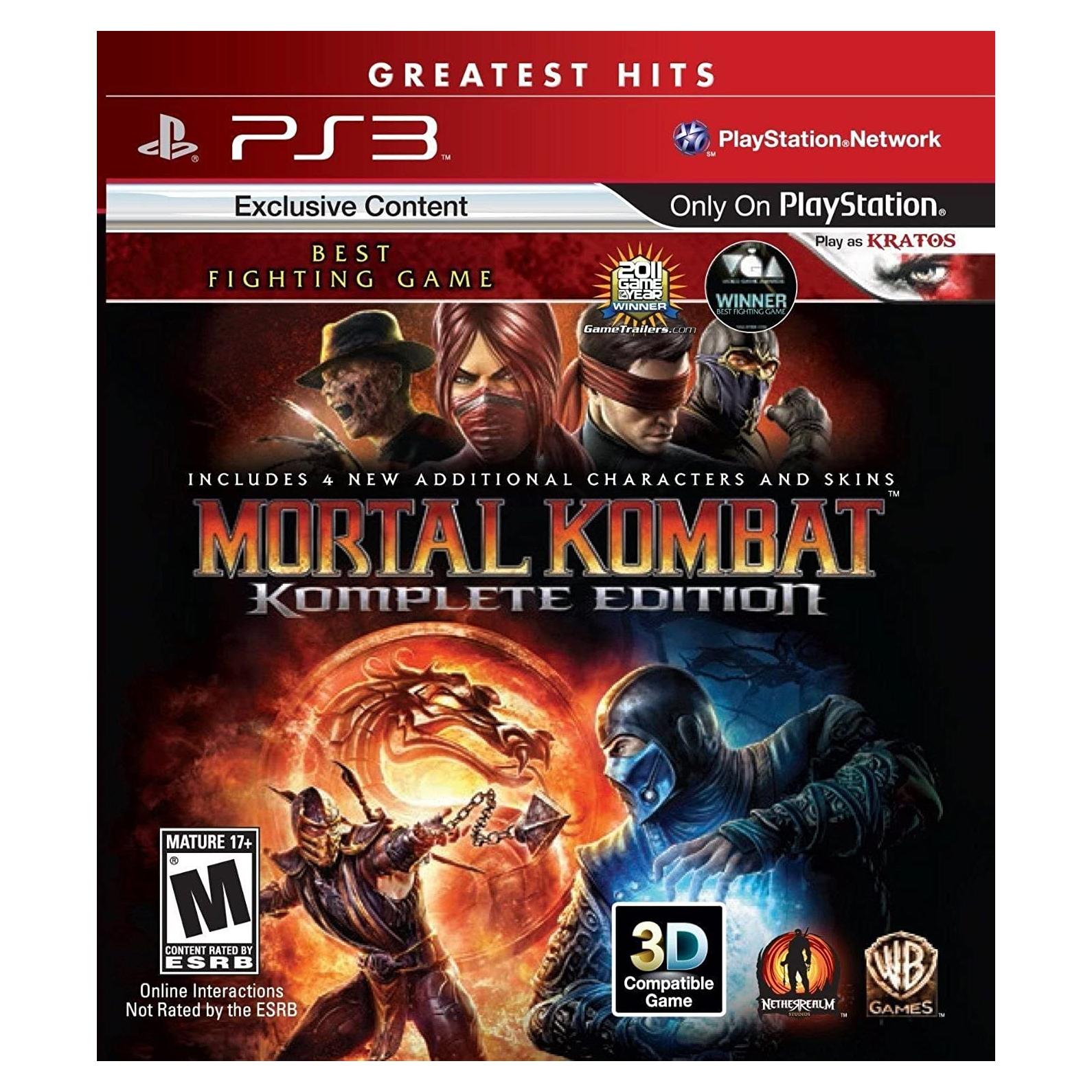 Mortal Kombat Edición Completa PS3 - 4 Guerreros y DLC