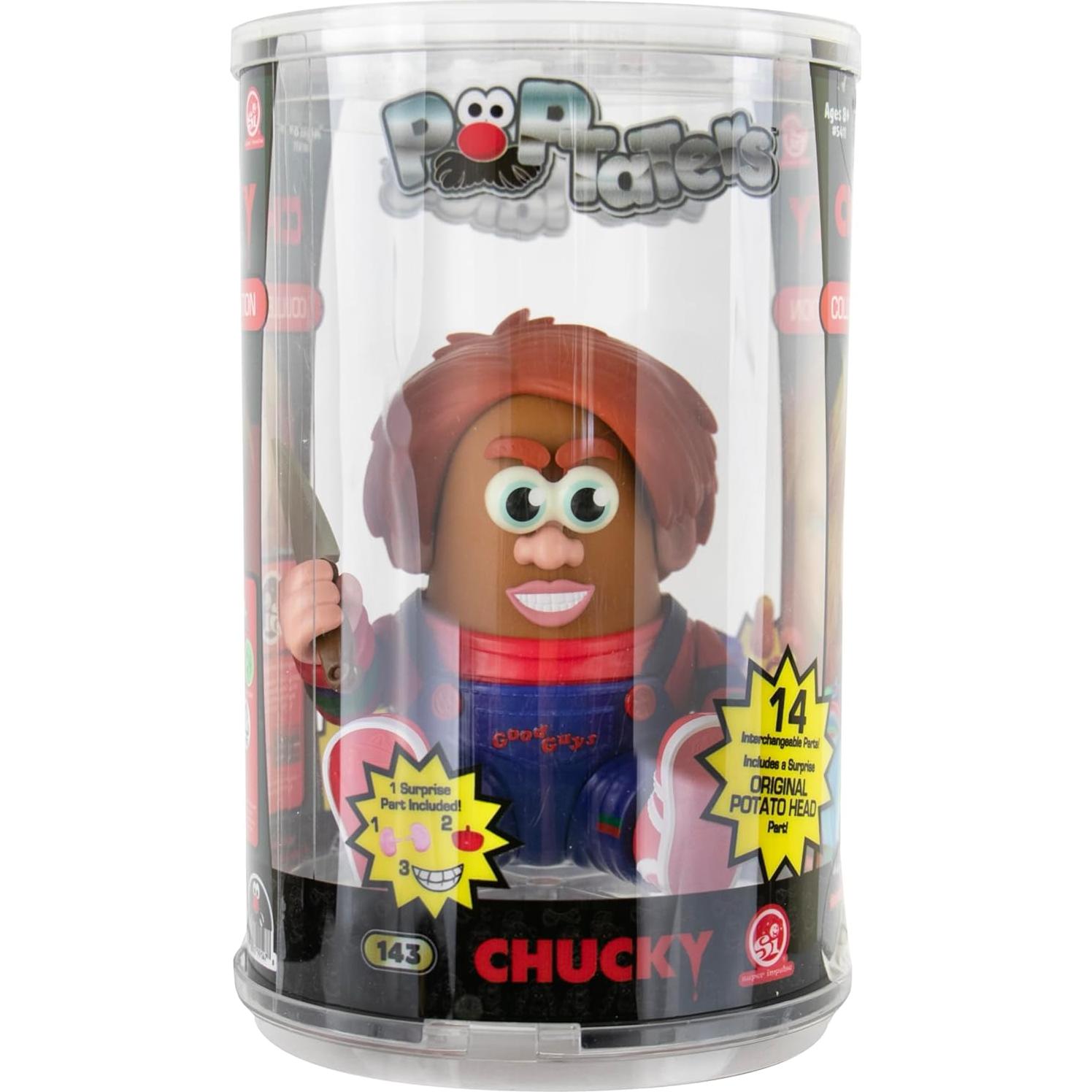 Poptaters Chucky Figura Coleccionable 10.16 cm con 14 Accesorios