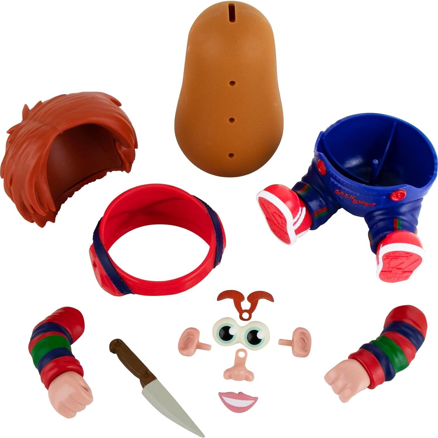 Poptaters Chucky Figura Coleccionable 10.16 cm con 14 Accesorios