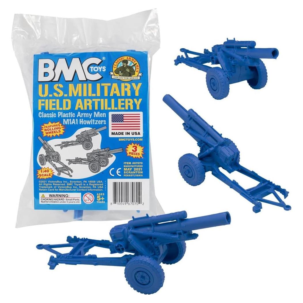 Conjunto de Artillería de Campo BMC Clásico Azul 3 Piezas