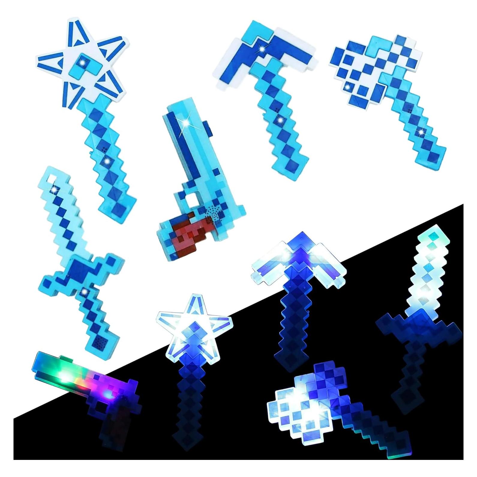 Juego de 5 Espadas LED Pixel Mushroomcase - Azul