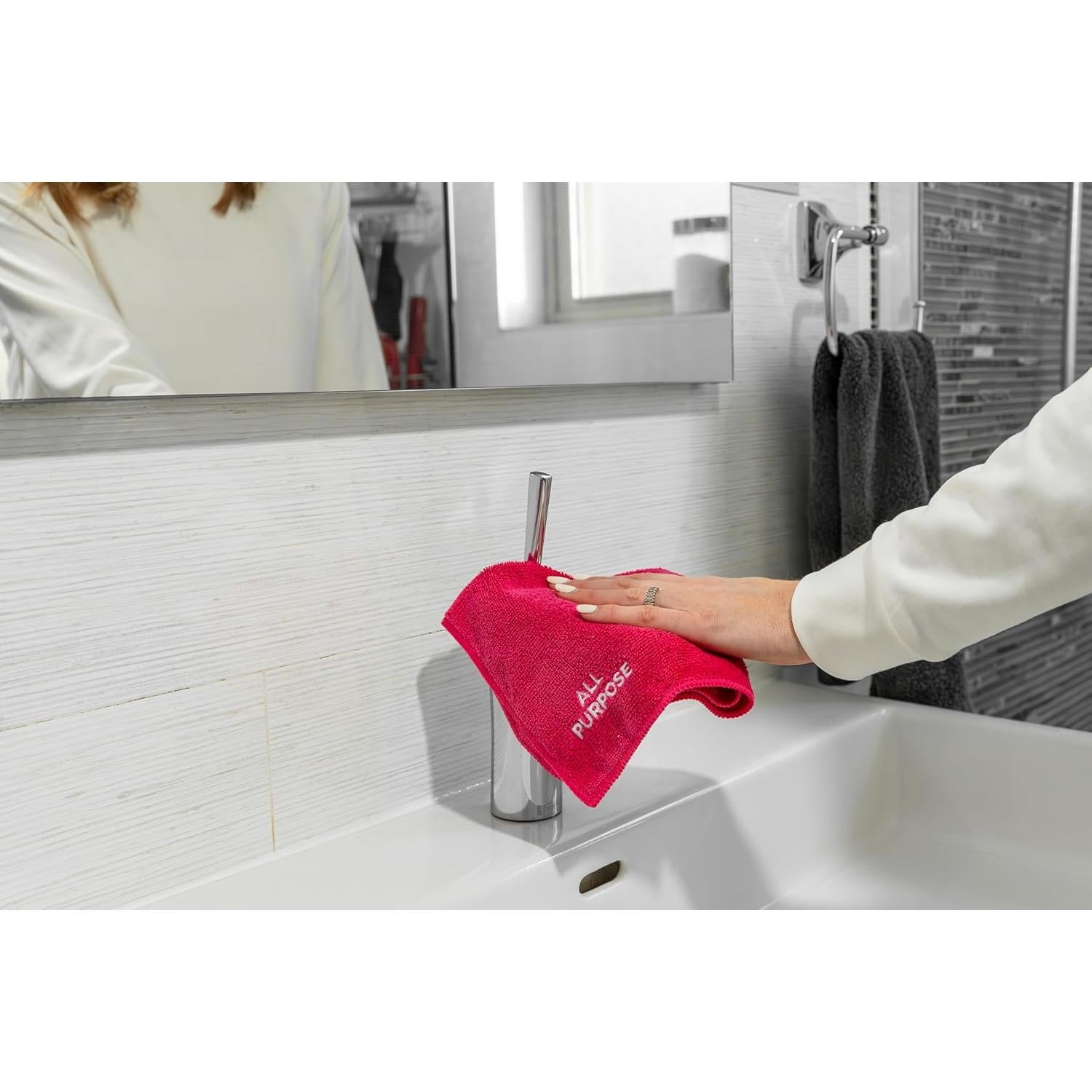 Paquete de 3 Paños de Microfibra Stardrops Rosa - Limpieza Ecológica