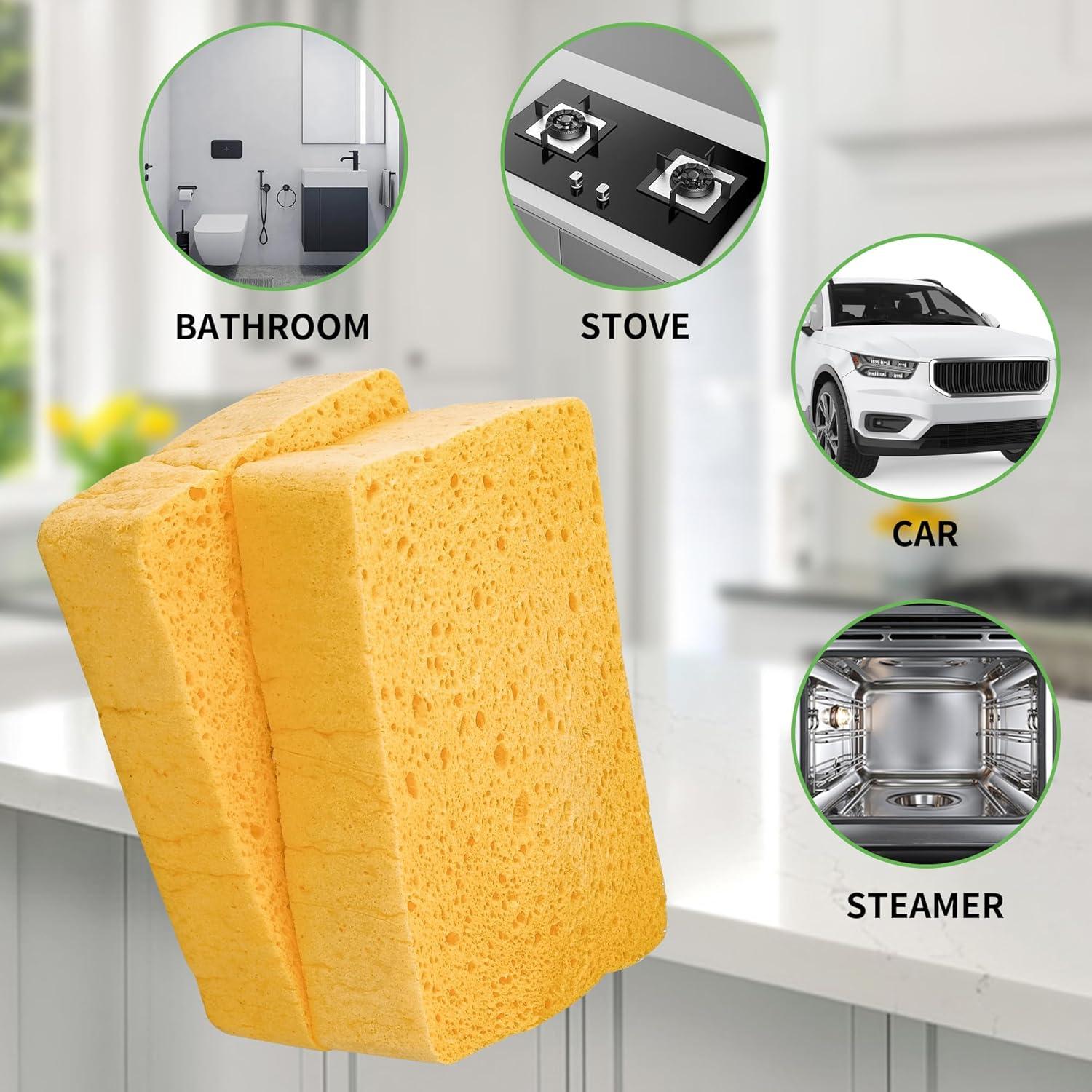 Esponjas Compostables Kickleen Pop-Up 10 Unidades 12.7x8.9 cm