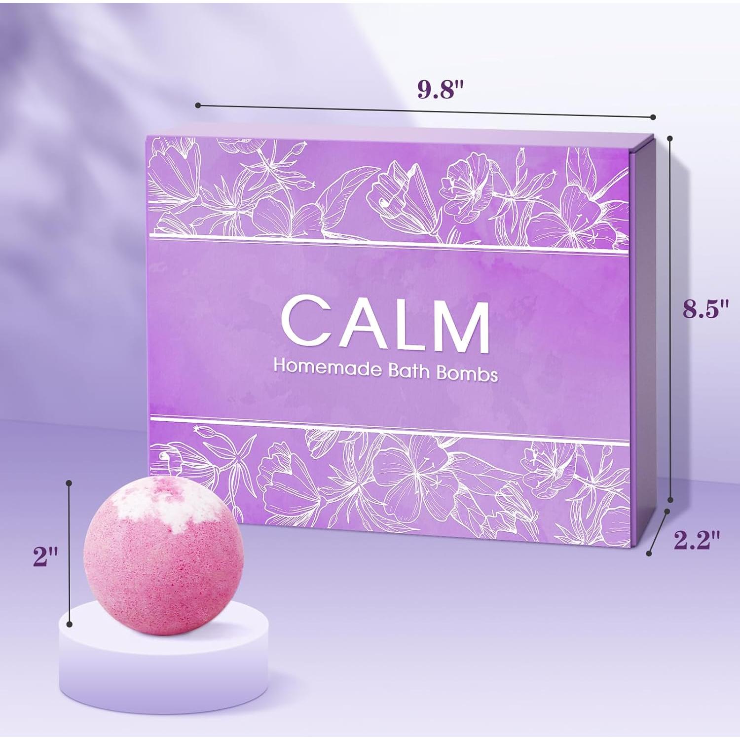 Conjunto de 20 Bombas de Baño CalmNFiz con Fragancias Naturales