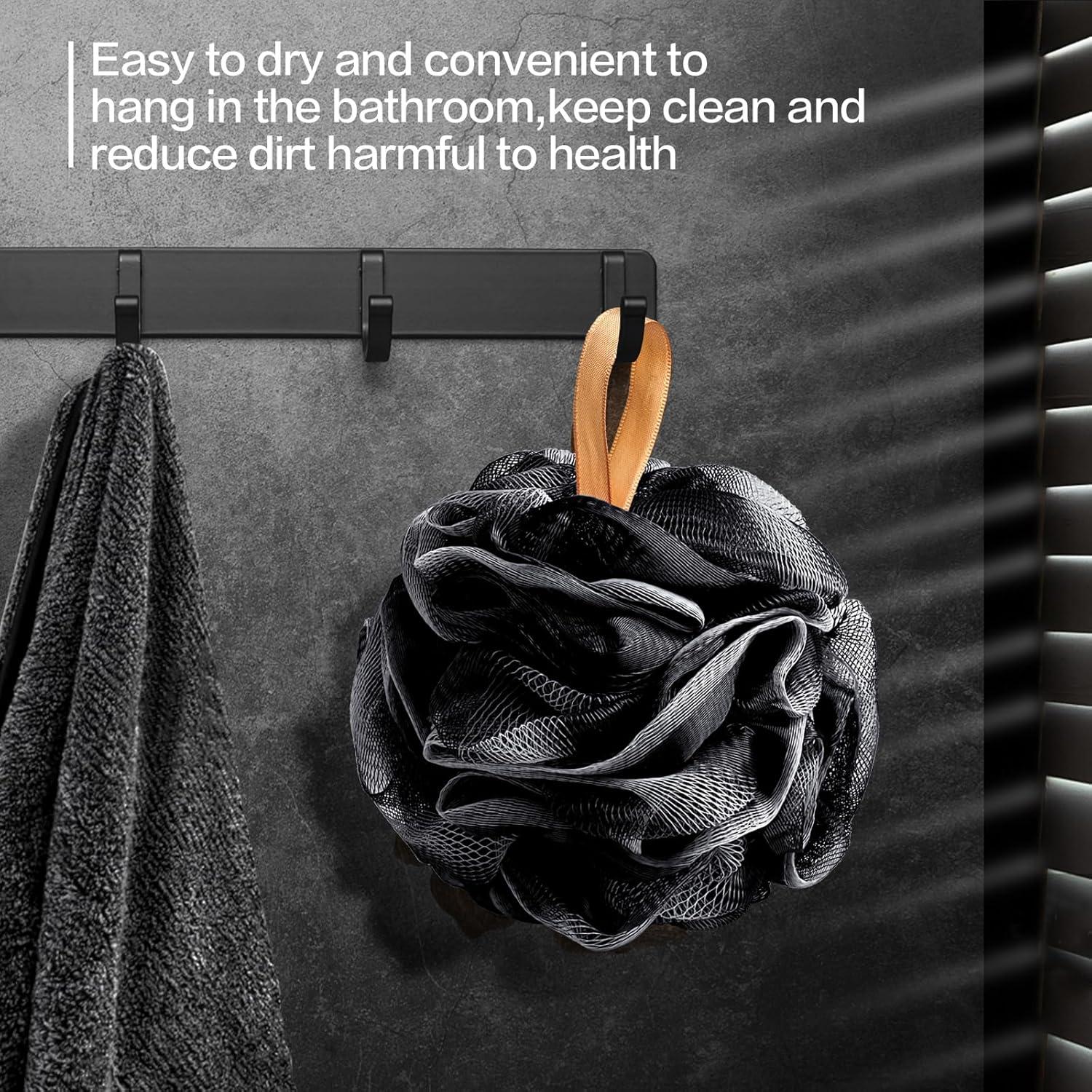 Esponja de Baño Loofah Fishent 4 Piezas Suave Exfoliante 50g