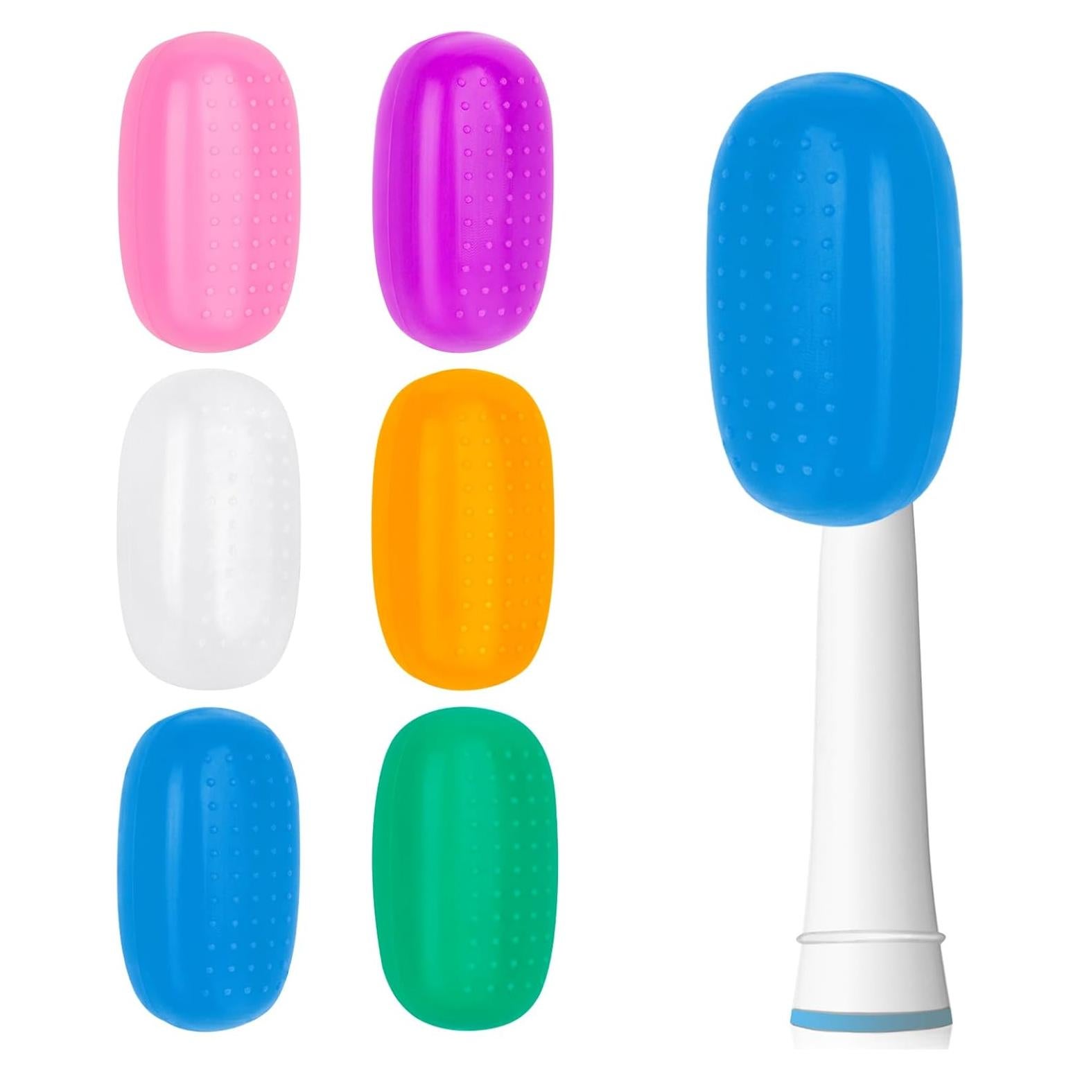 Hooqict 6 Cubiertas de Cepillo de Dientes Silicona 4.3 cm