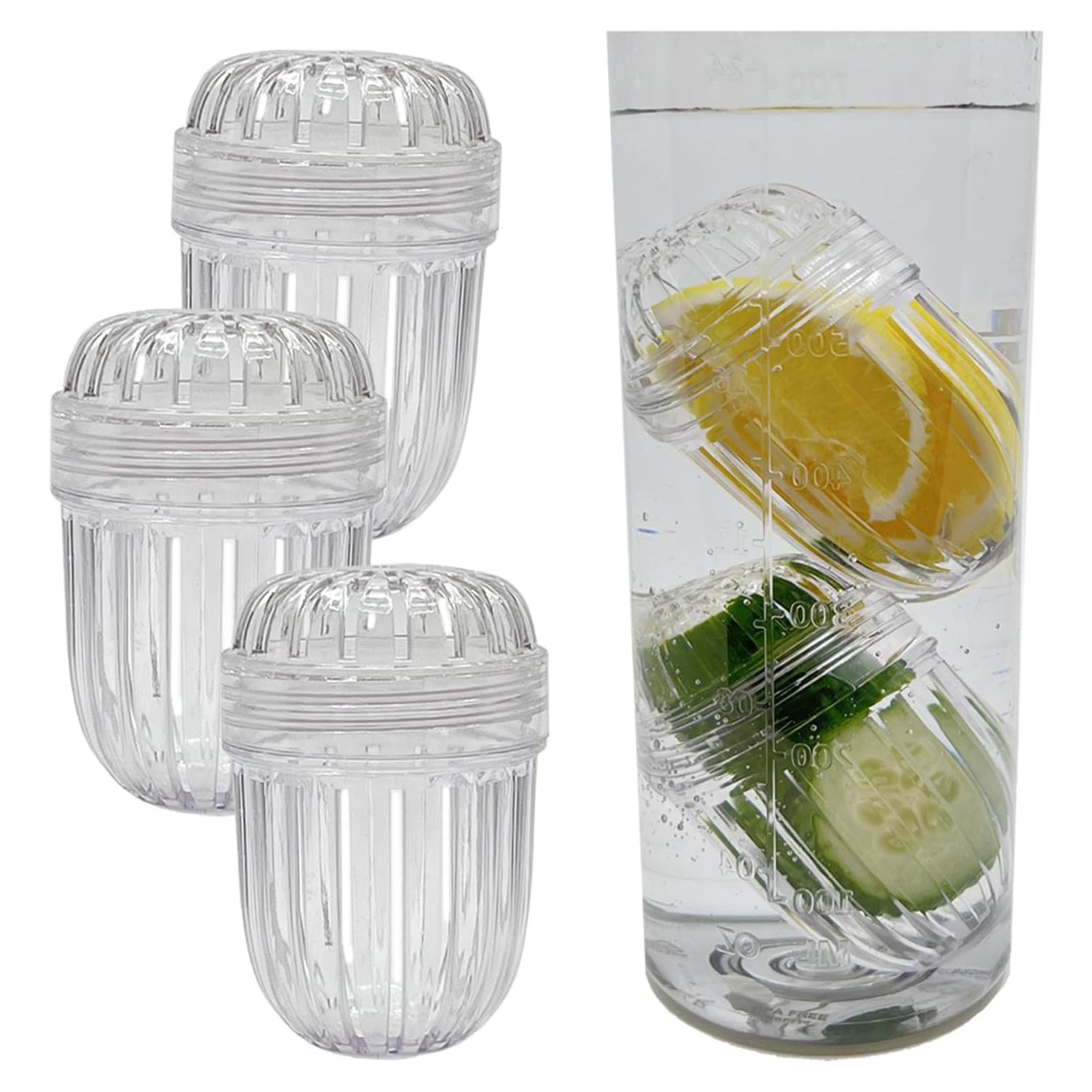 Set de 3 Infusores de Frutas VANSUN para Botellas Anchas