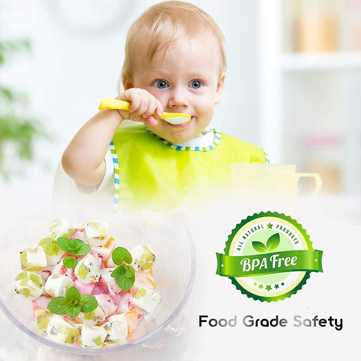 Bandejas de Hielo Azyh con Tapa - 2 Piezas Silicona 37 Rejillas