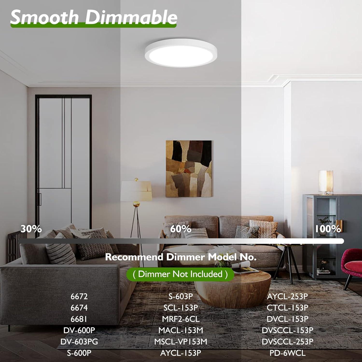 Luz de Techo LED Empotrada Brightever 15W 1200Lm 7" Blanca