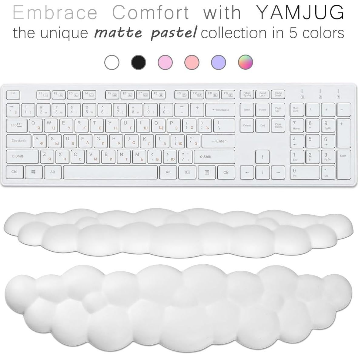 Reposamuñecas Nube YAMJUG Ergonómico con Base Antideslizante