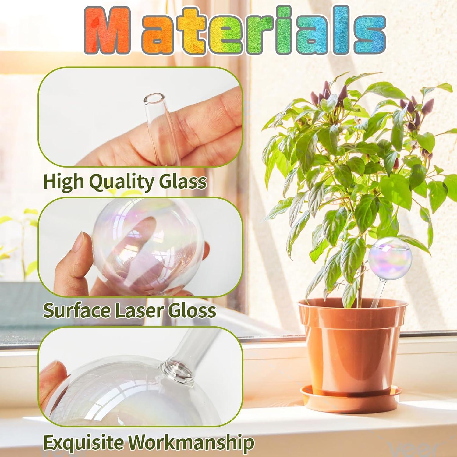 Esferas de Riego Automático Bvrbaory 2 Pcs Vidrio 20 cm