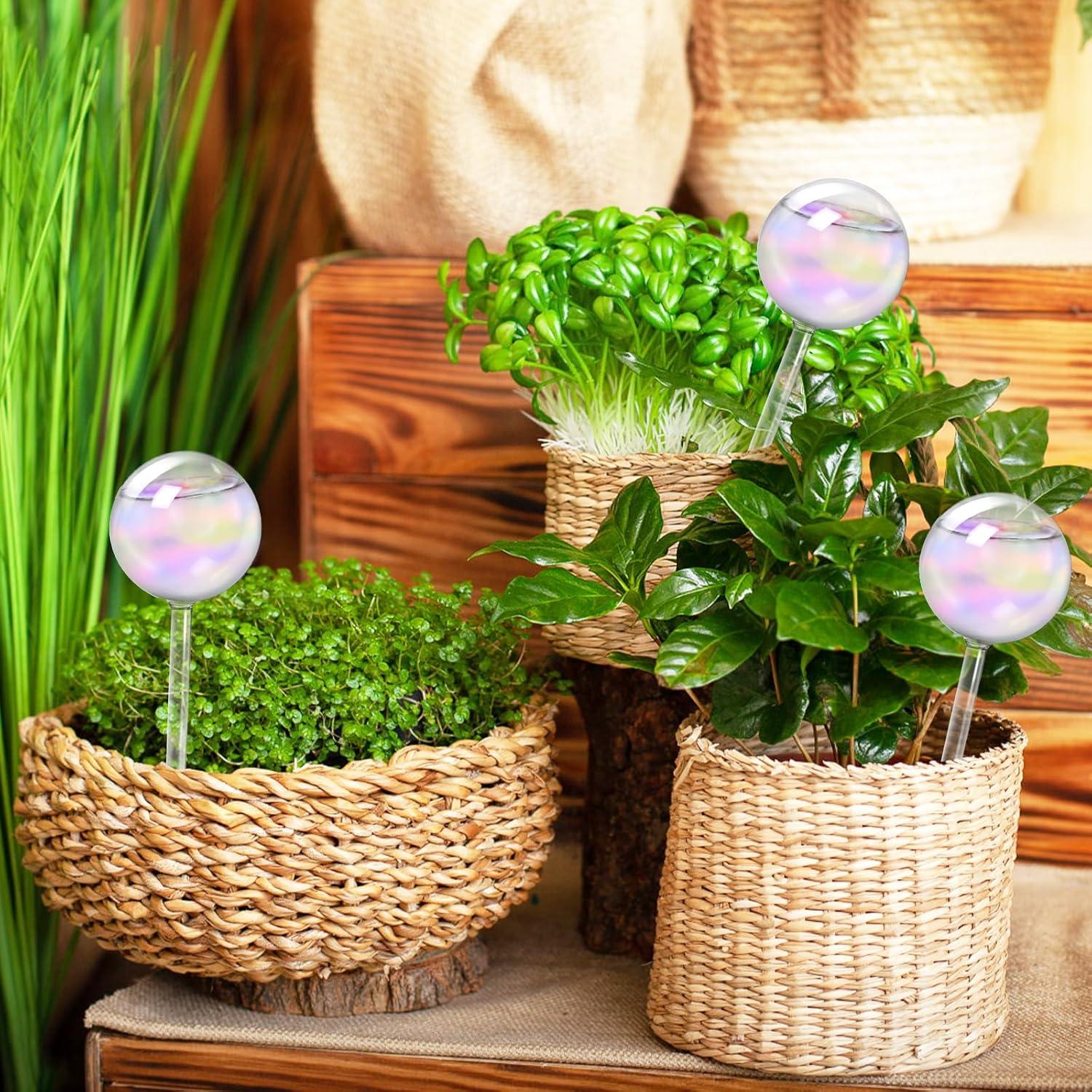 Esferas de Riego Automático Bvrbaory 2 Pcs Vidrio 20 cm