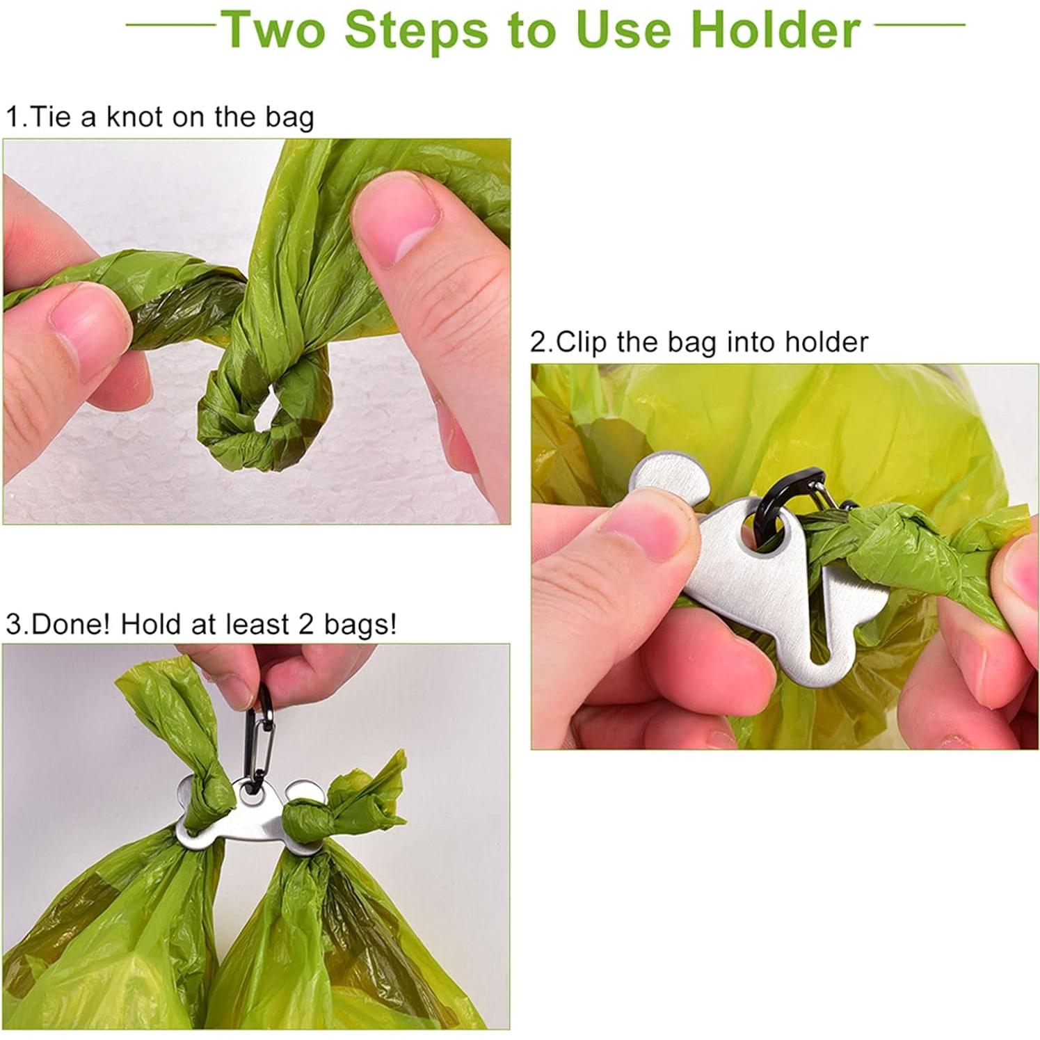 Dispensador de Bolsas de Poop para Perro Hilihali Azul