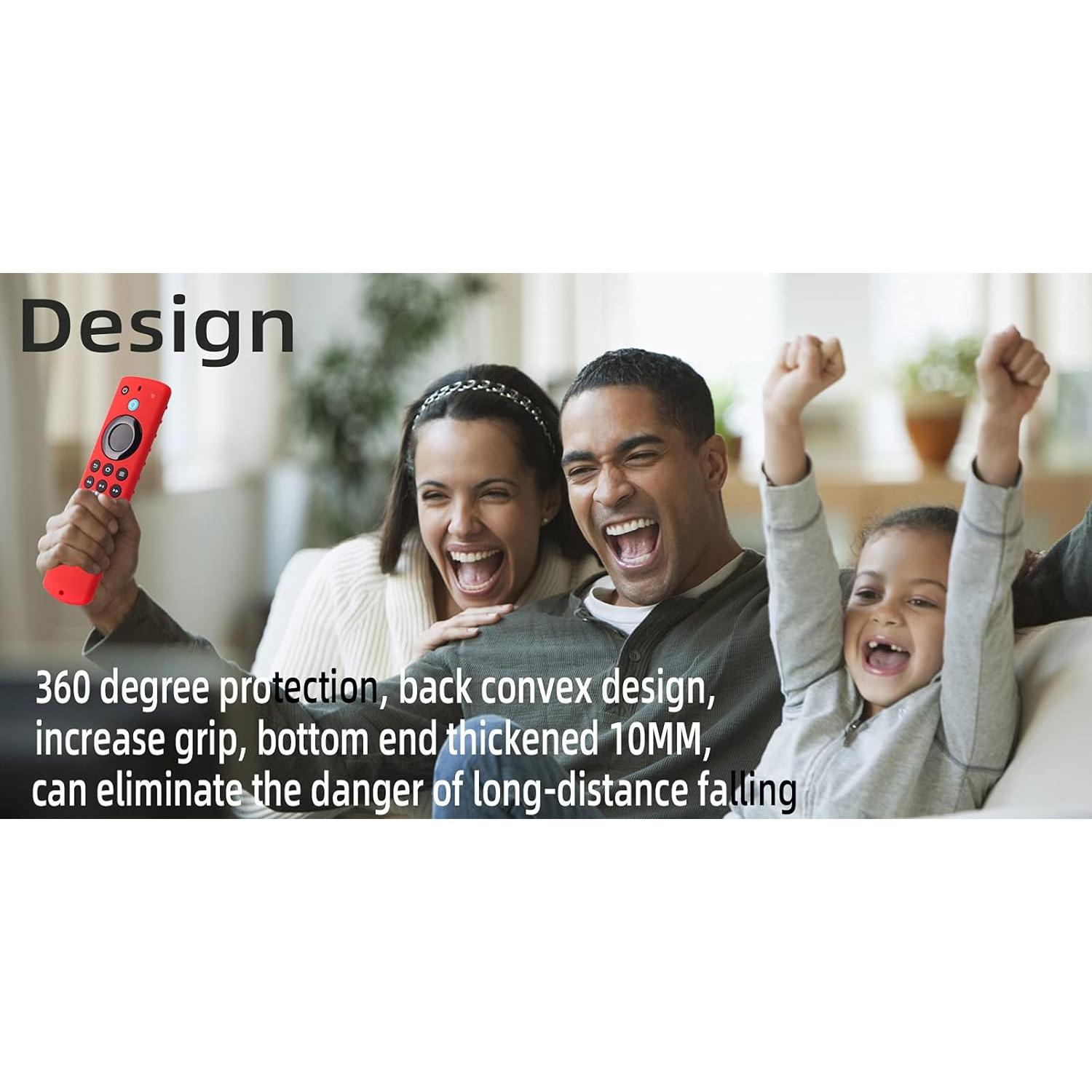 Funda de Silicona para Control Remoto Fire TV Stick 4K Max - Negro