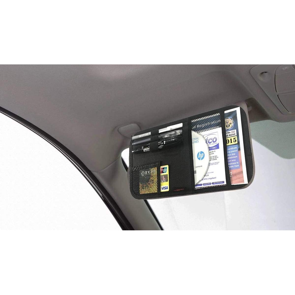 Organizador de Visera de Coche ZugGear Negro 31x16 cm