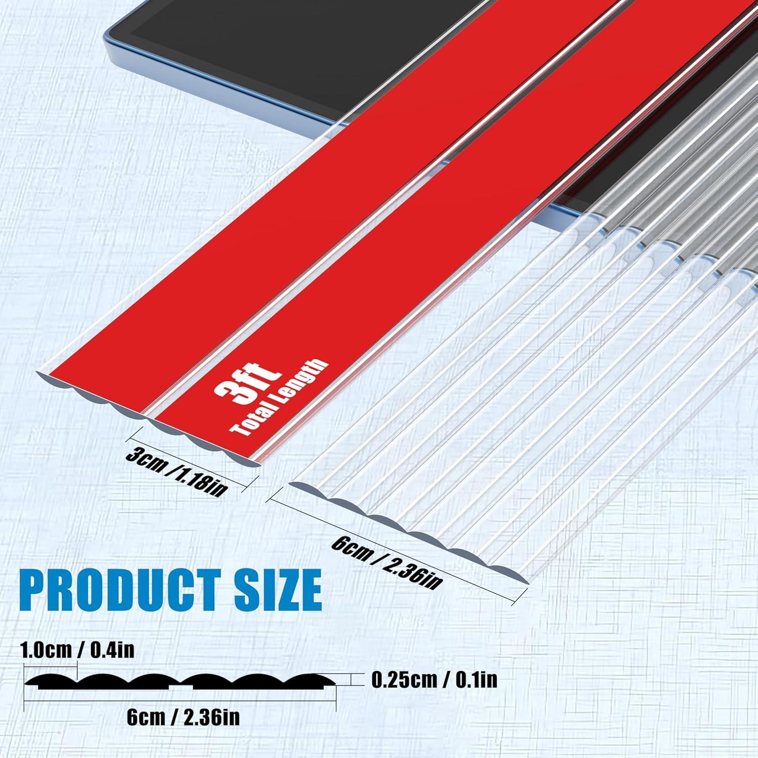 Protector de Esquina de Pared MONOID 1.18x6ft Transparente