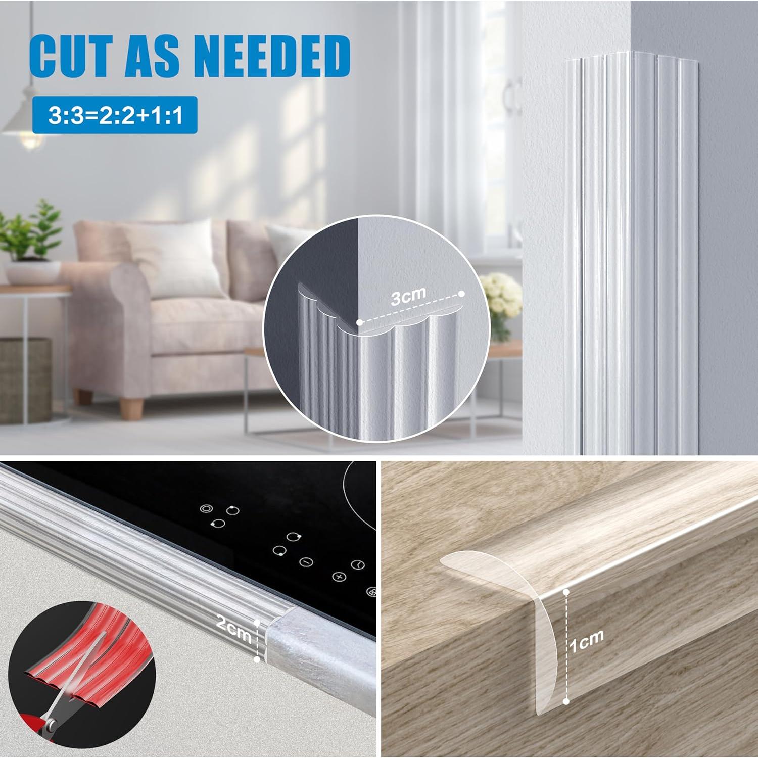 Protector de Esquina de Pared MONOID 1.18x6ft Transparente