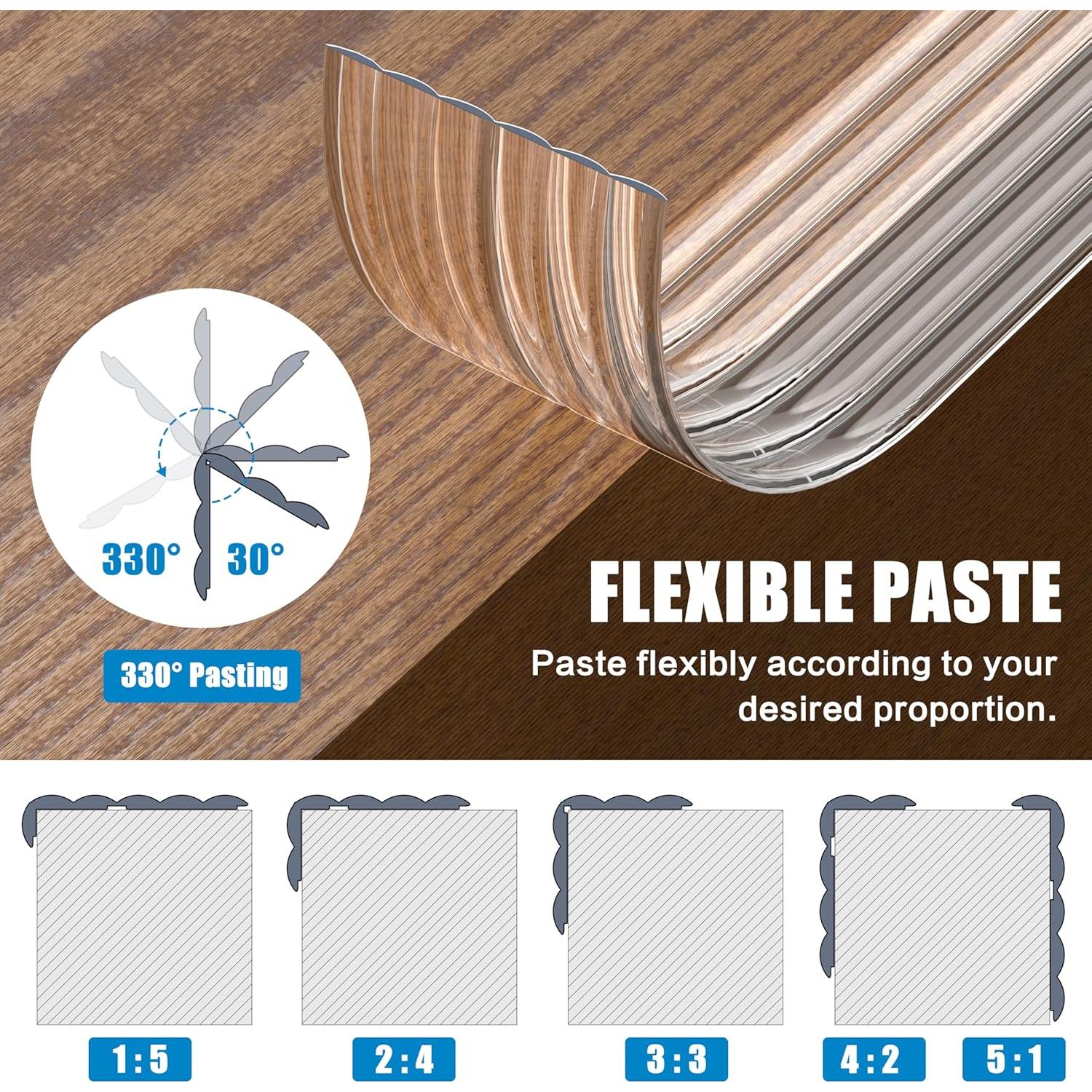 Protector de Esquina de Pared MONOID 1.18x6ft Transparente