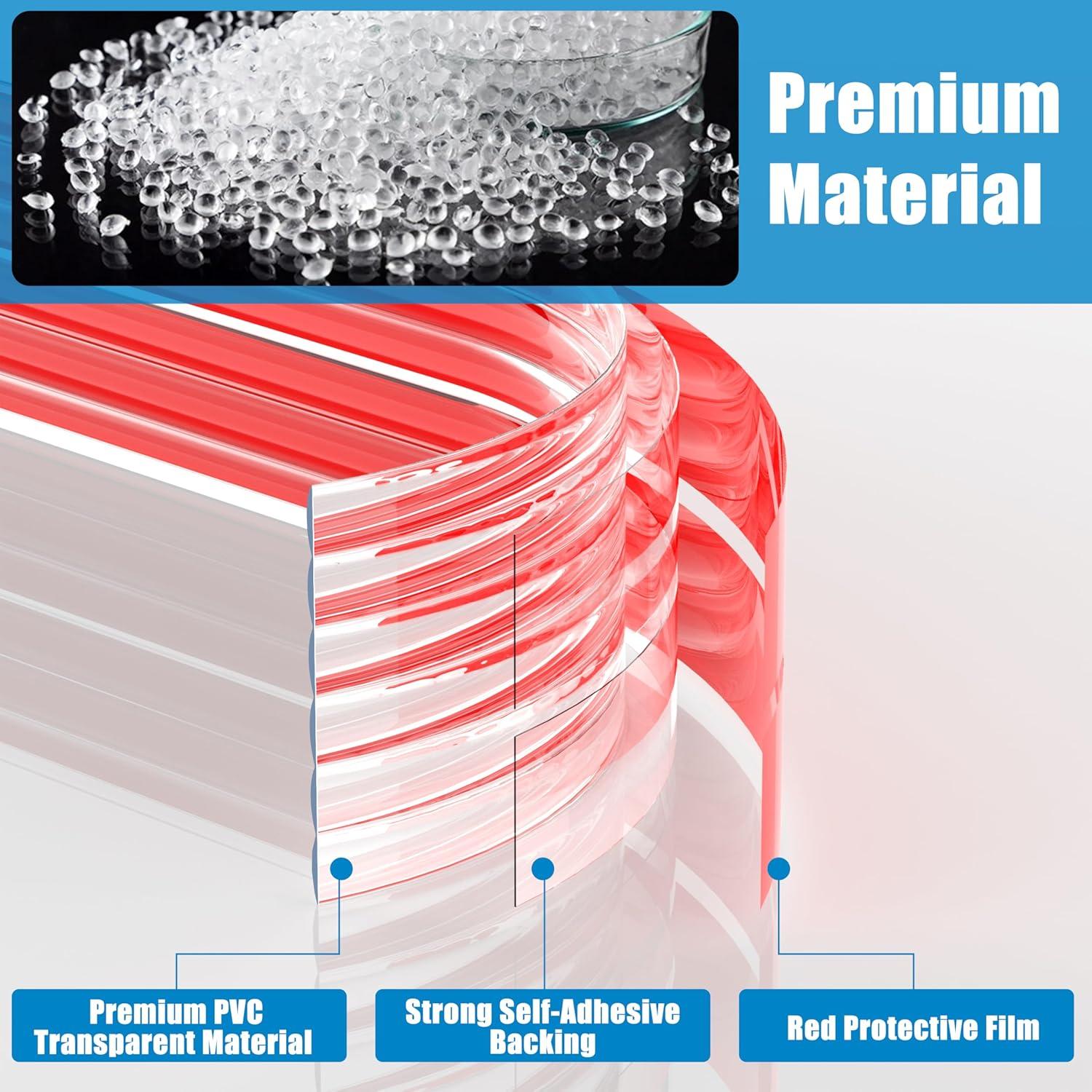 Protector de Esquina de Pared MONOID 1.18x6ft Transparente