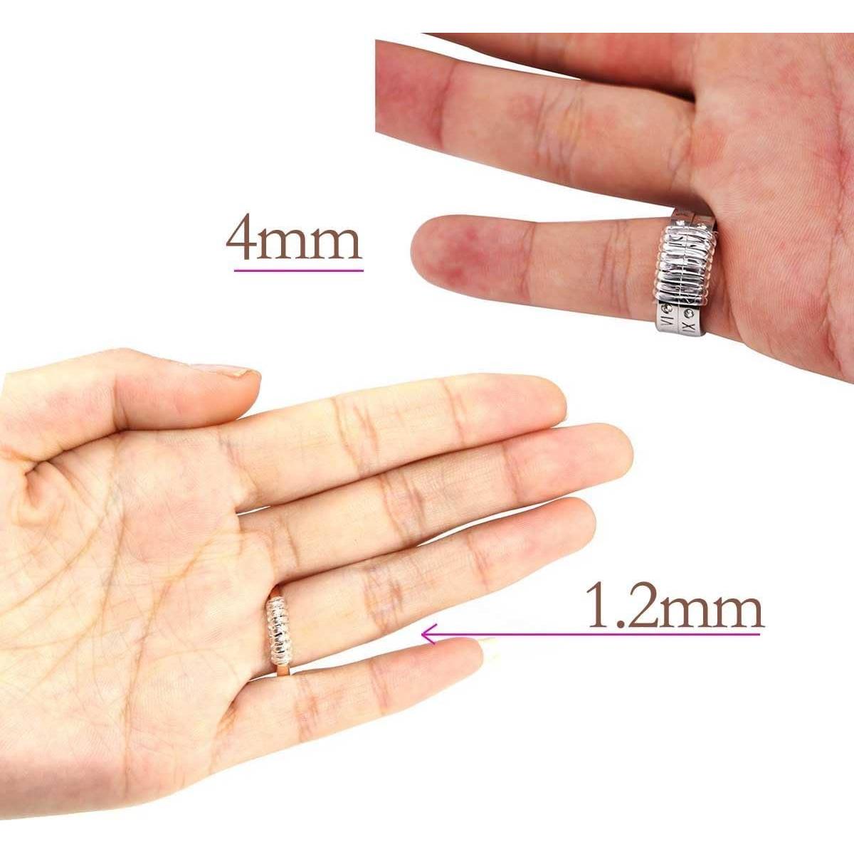 Ajustador de Tamaño de Anillo Invisible Coopache - 12 Piezas