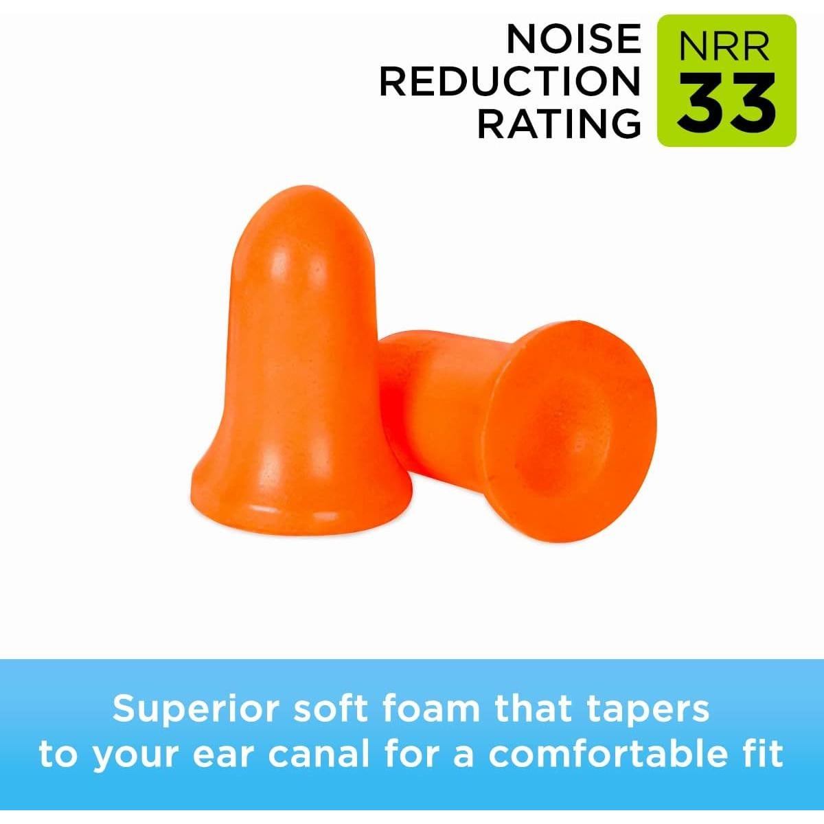 Tapones de Espuma Suaves Amazon Basic Care - 50 Pares