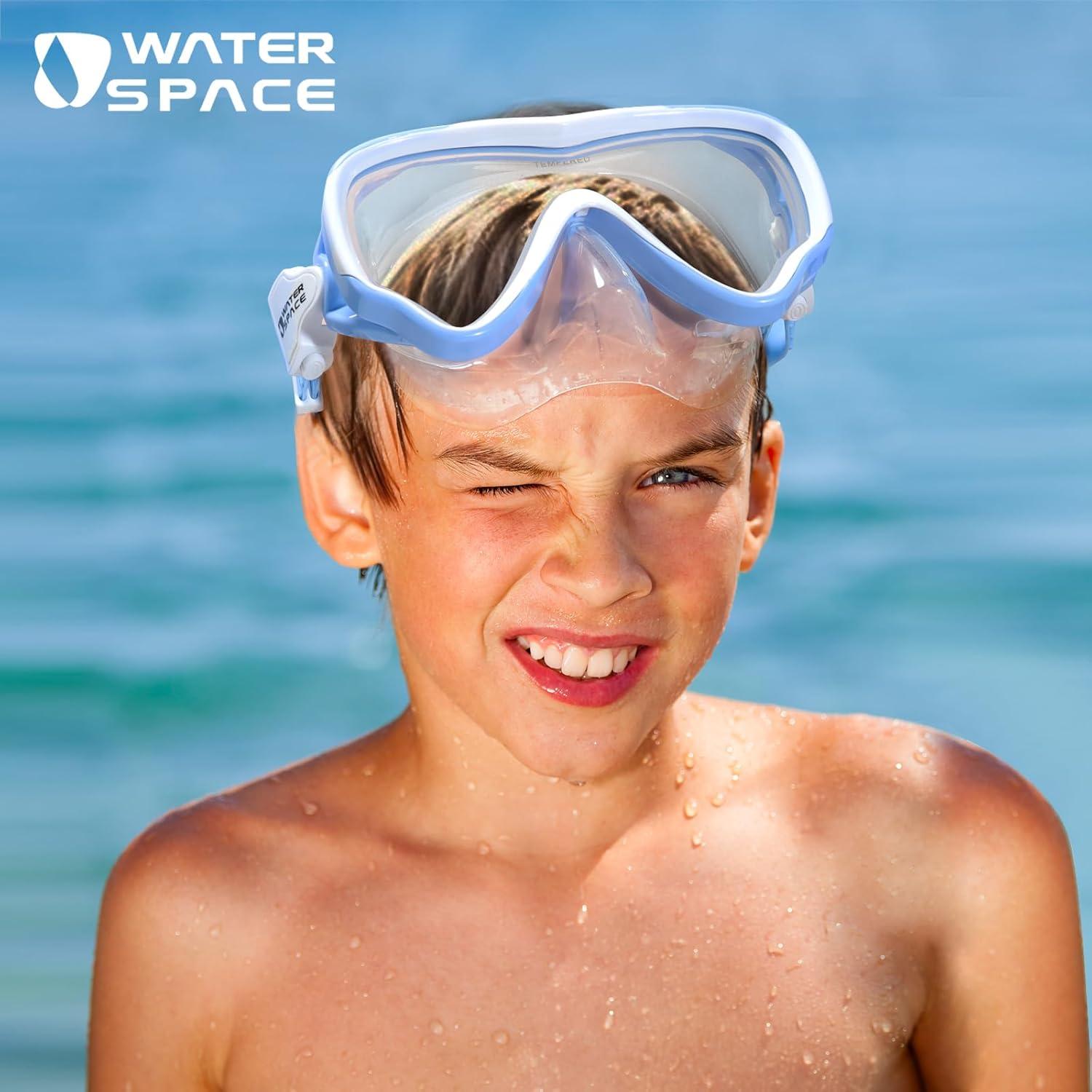Gafas de Natación para Niños Waterspace Azul 3-15 Años