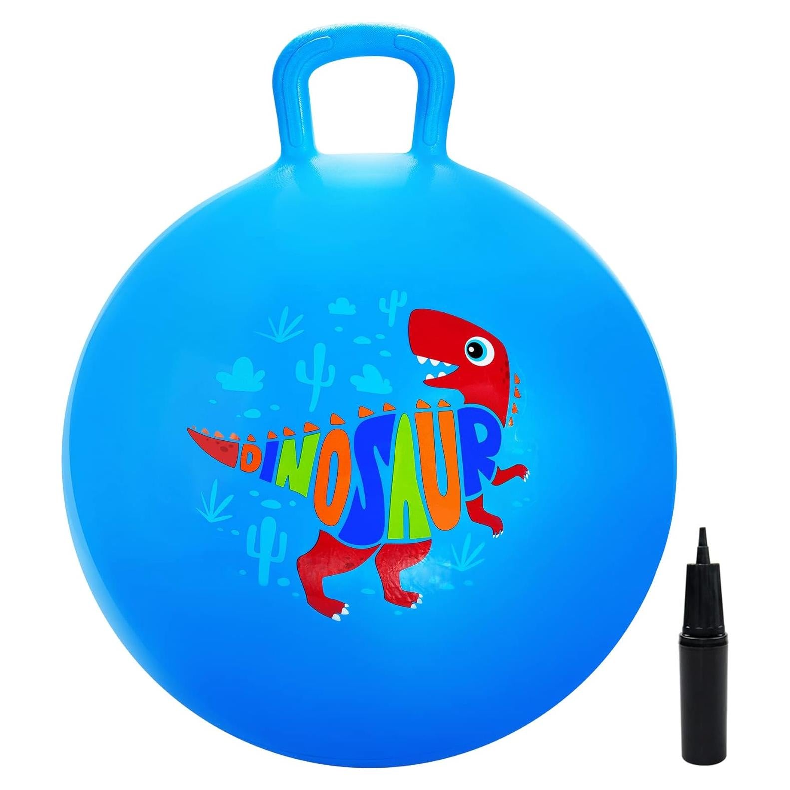 Bola Saltarina EVERICH TOY 45cm Dinosaurio Azul para Niños
