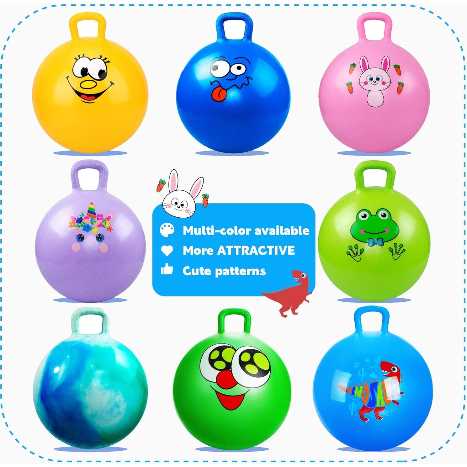 Bola Saltarina EVERICH TOY 45cm Dinosaurio Azul para Niños