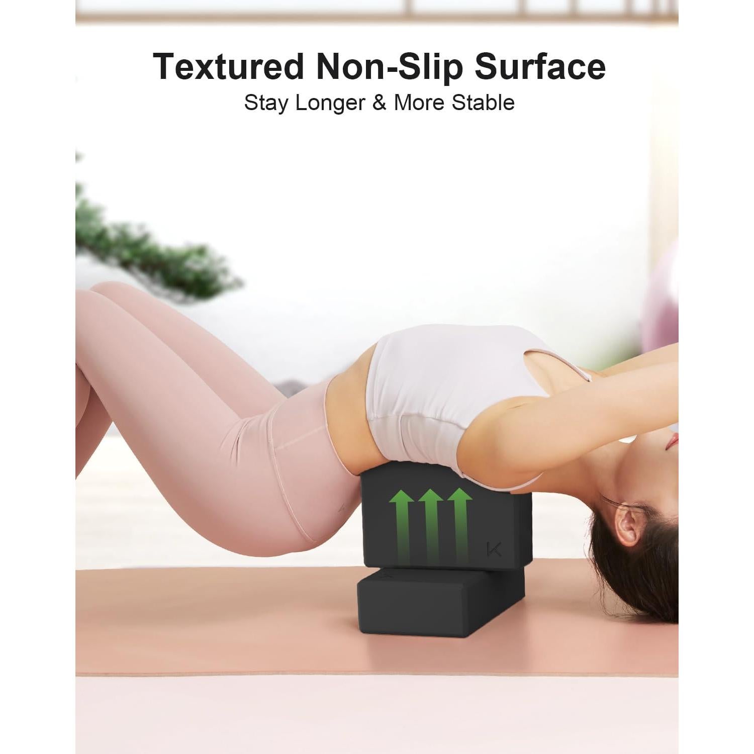 Bloques de Yoga KEEP 2 Pack EVA Antideslizante 15x24.4x7.6cm