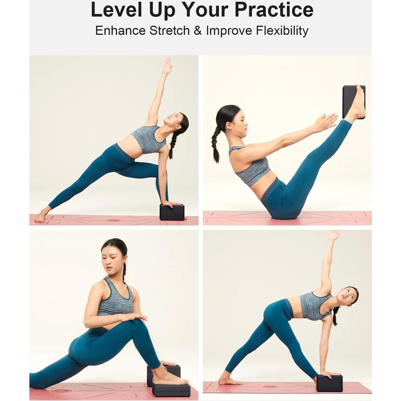 Bloques de Yoga KEEP 2 Pack EVA Antideslizante 15x24.4x7.6cm