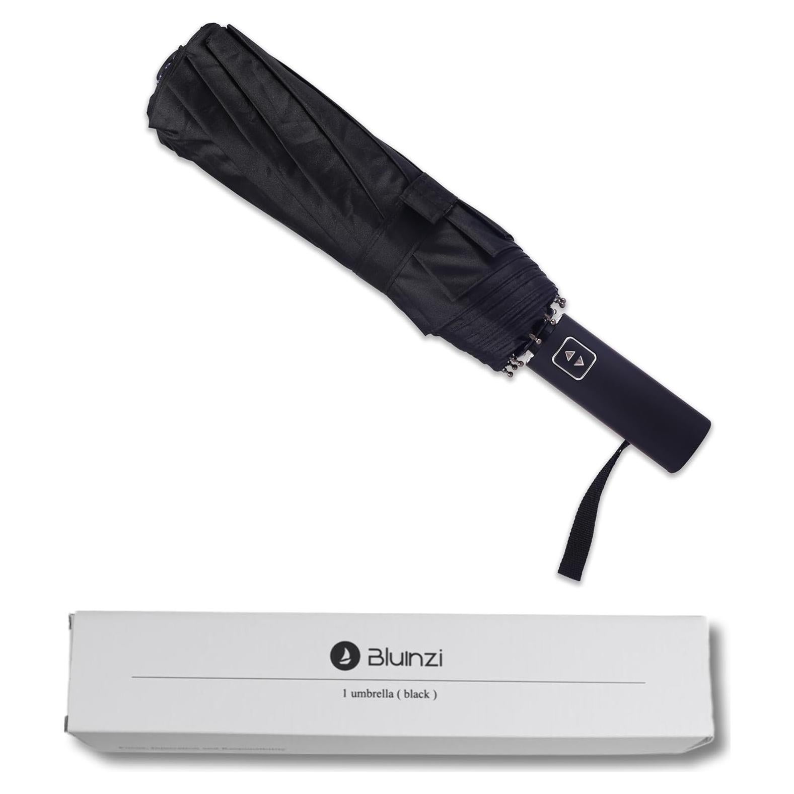 Paraguas Compacto Automático Bluinzi 105 cm Resistente Viento