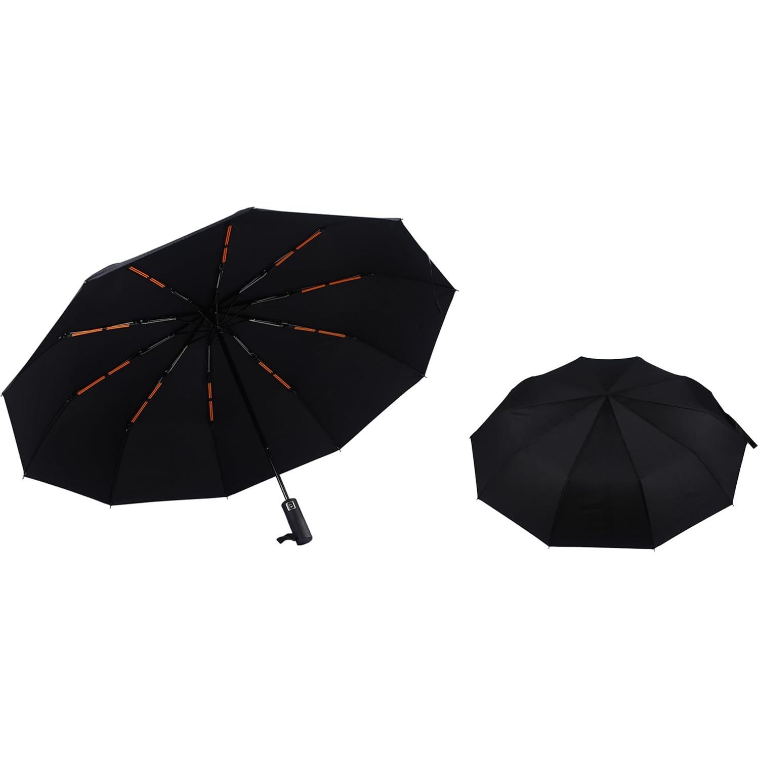 Paraguas Compacto Automático Bluinzi 105 cm Resistente Viento