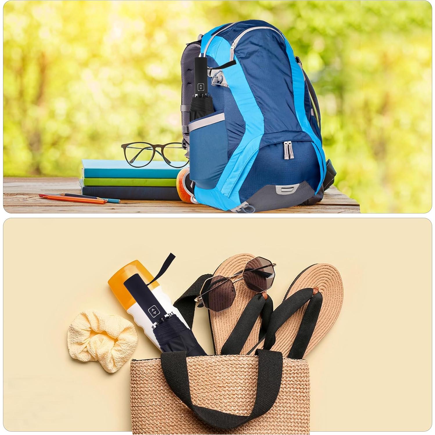 Paraguas Compacto Automático Bluinzi 105 cm Resistente Viento