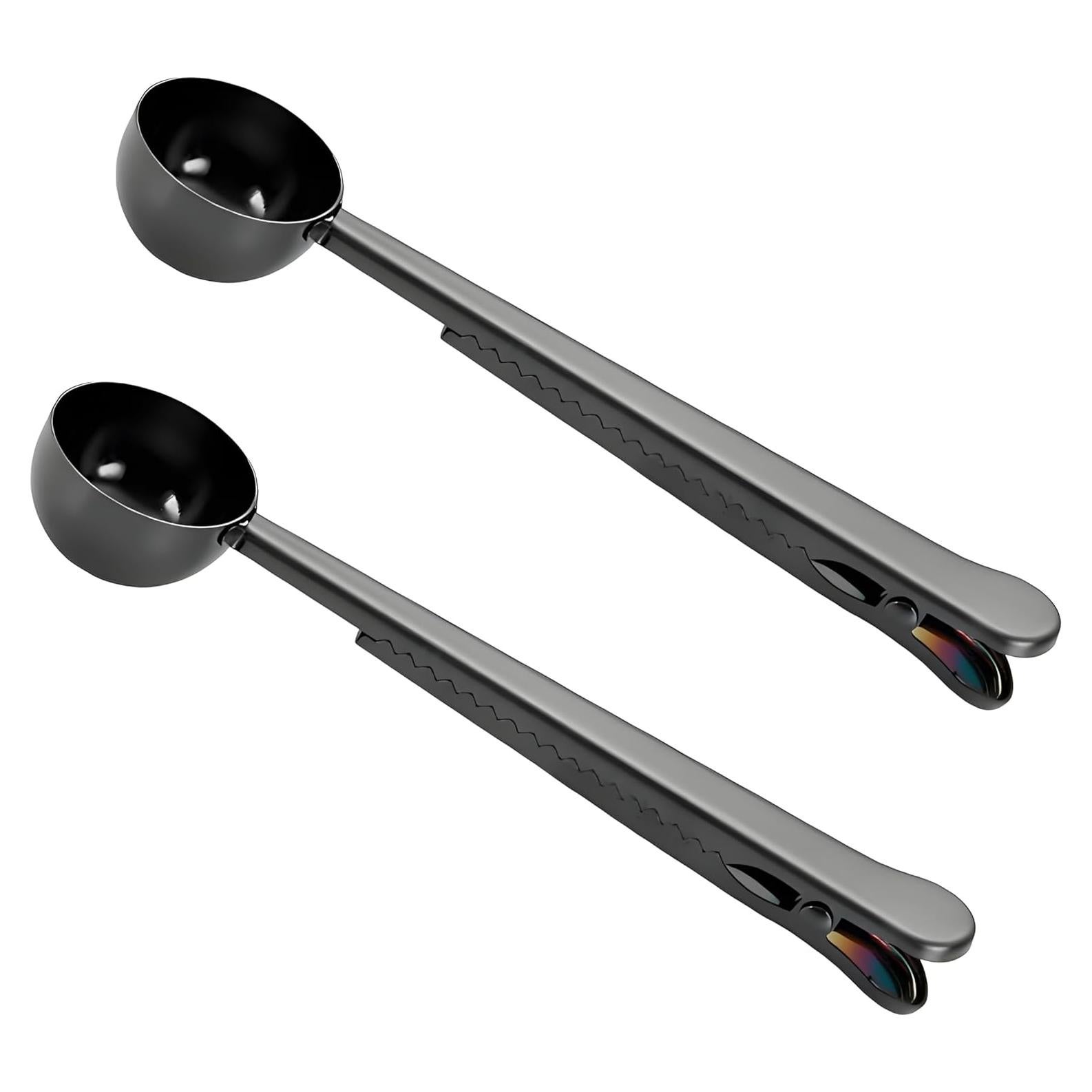 Cucharas Medidoras de Acero Inoxidable GTIEDIK 2 en 1 con Clip