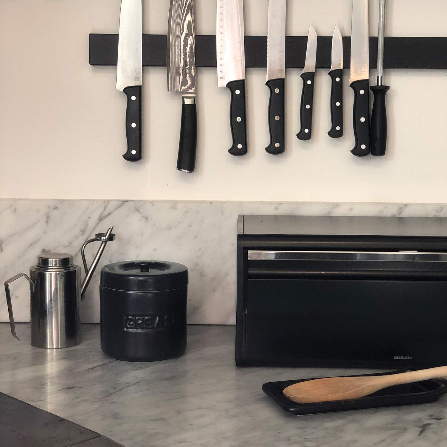 Contenedor de Grasa de Tocino Fox Run 12.7 x 14 cm Porcelana Negra