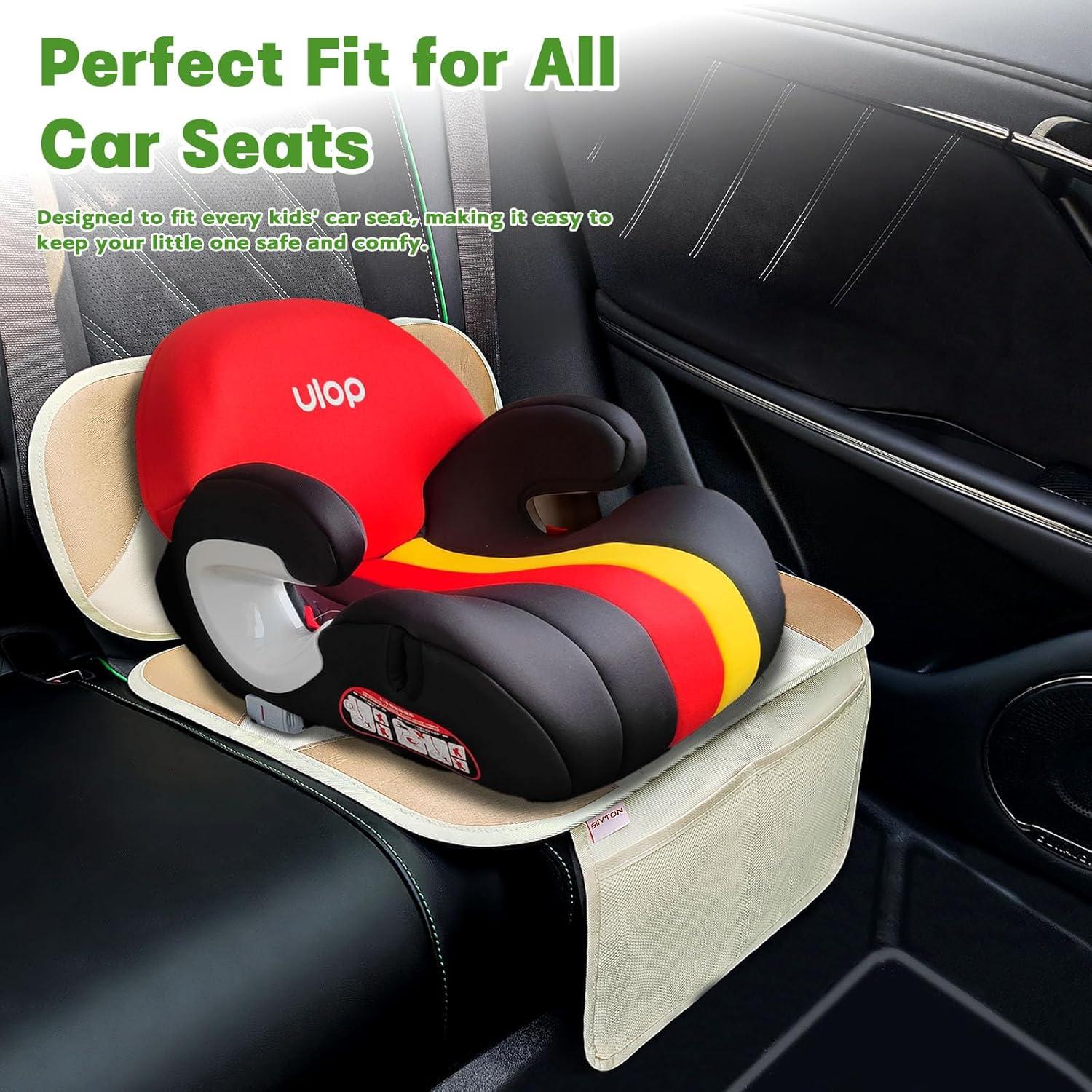 Protector de Asiento de Coche Siivton Antideslizante Beige