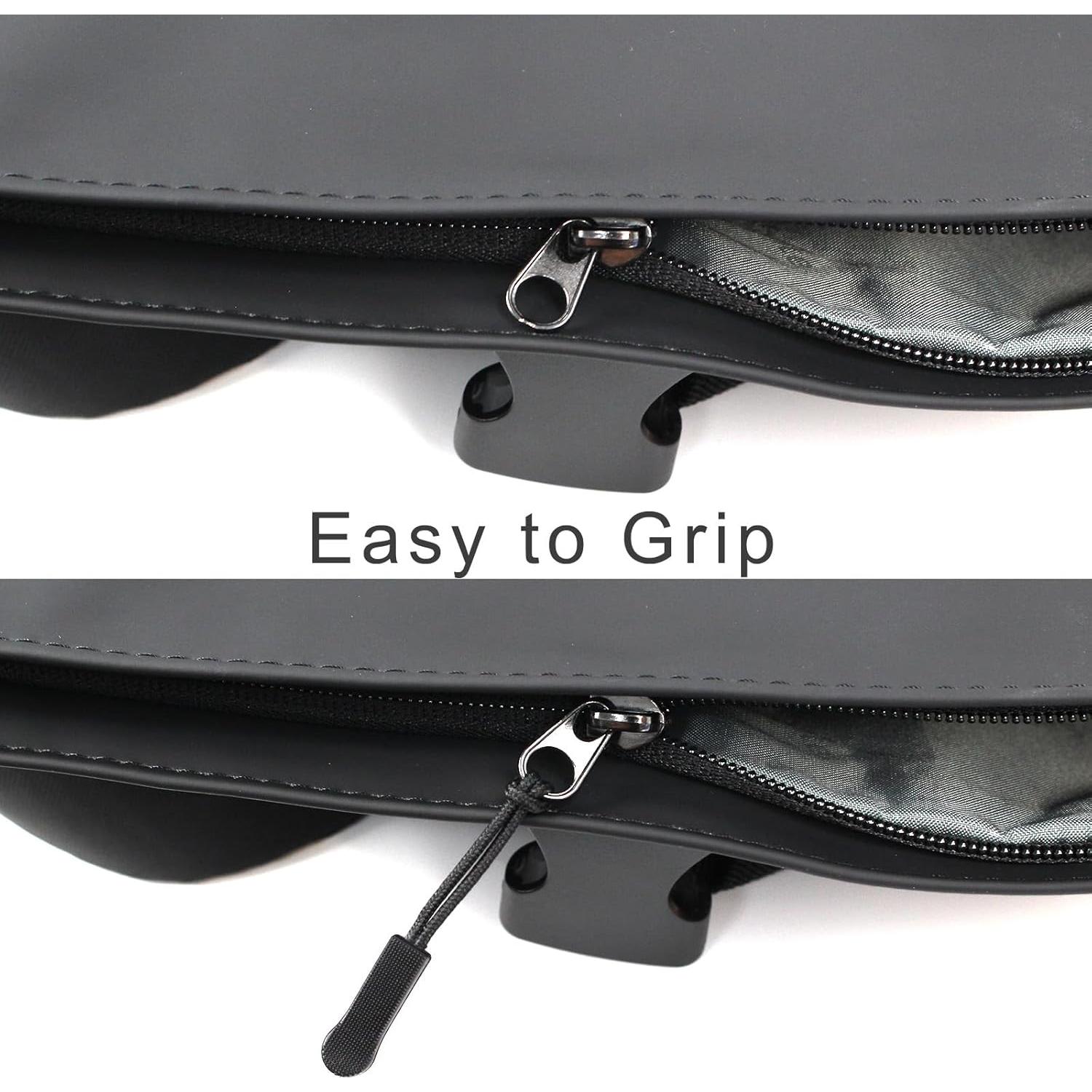 Kit 40PCS Tiradores de Cremallera Caracol Rojo Fluorescentes