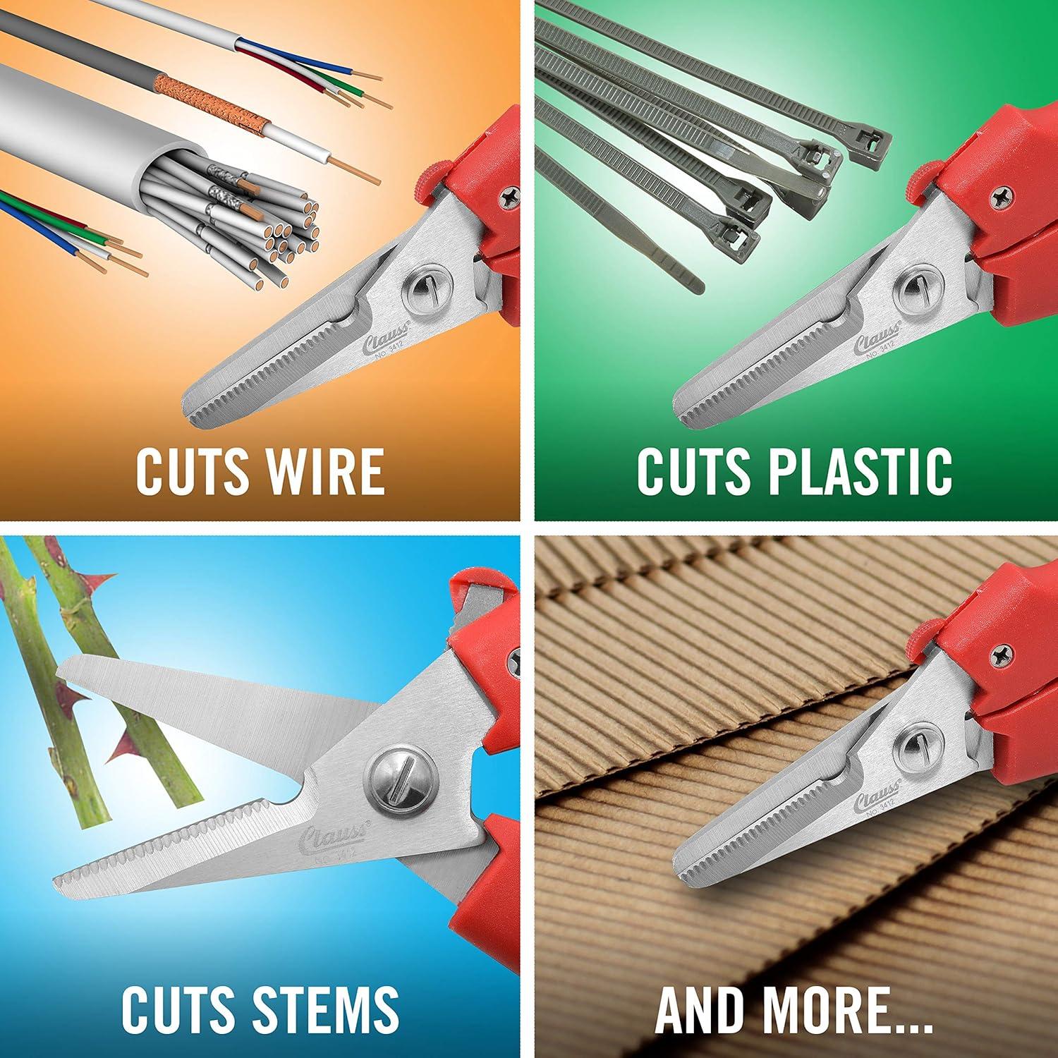 Cortadores de Alambre Clauss 33503 - Tijeras de Jardín 19.05 cm