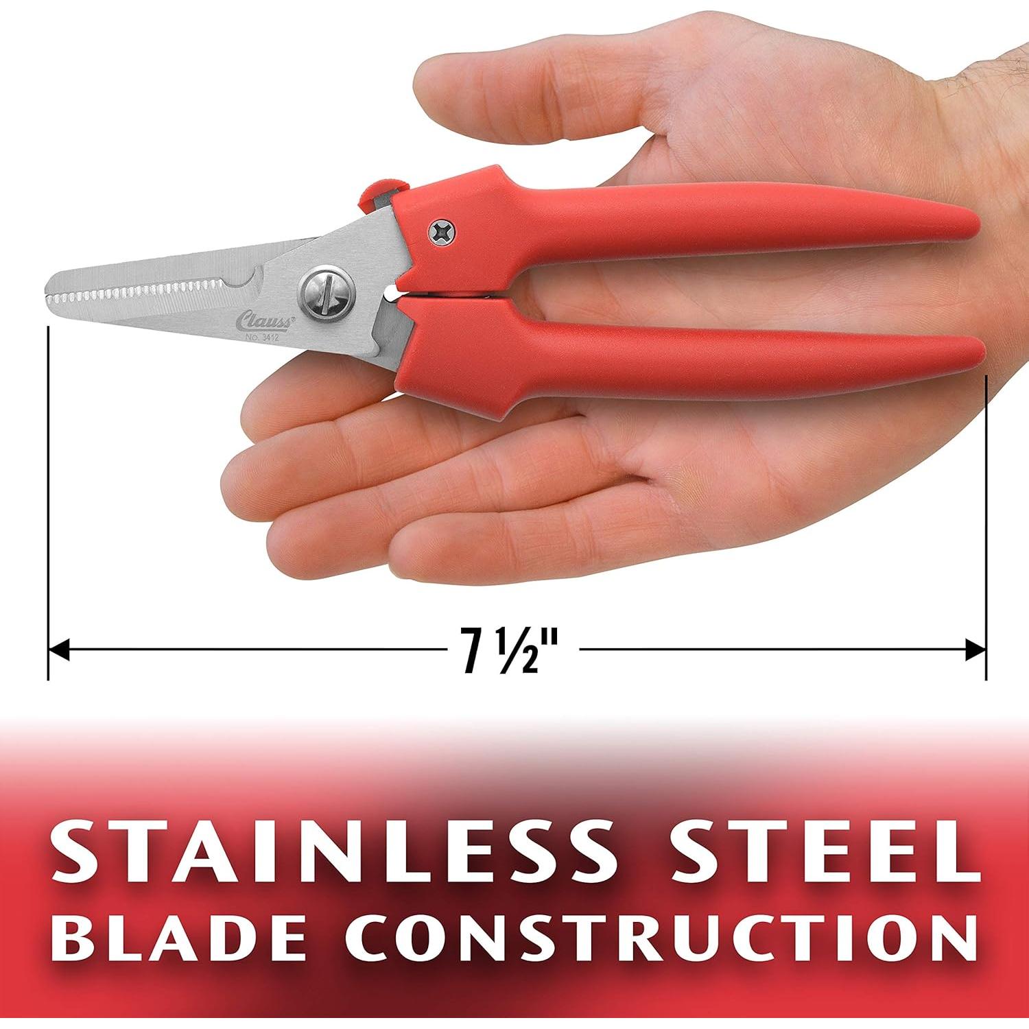 Cortadores de Alambre Clauss 33503 - Tijeras de Jardín 19.05 cm