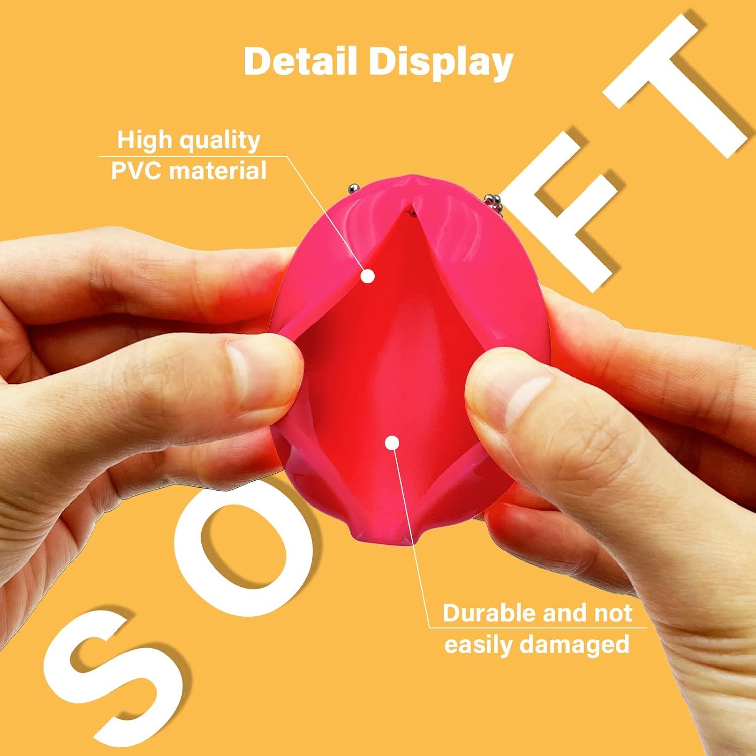 Monederos Ovalados de Goma DEEZOMO - 5 Piezas 5x7.6 cm