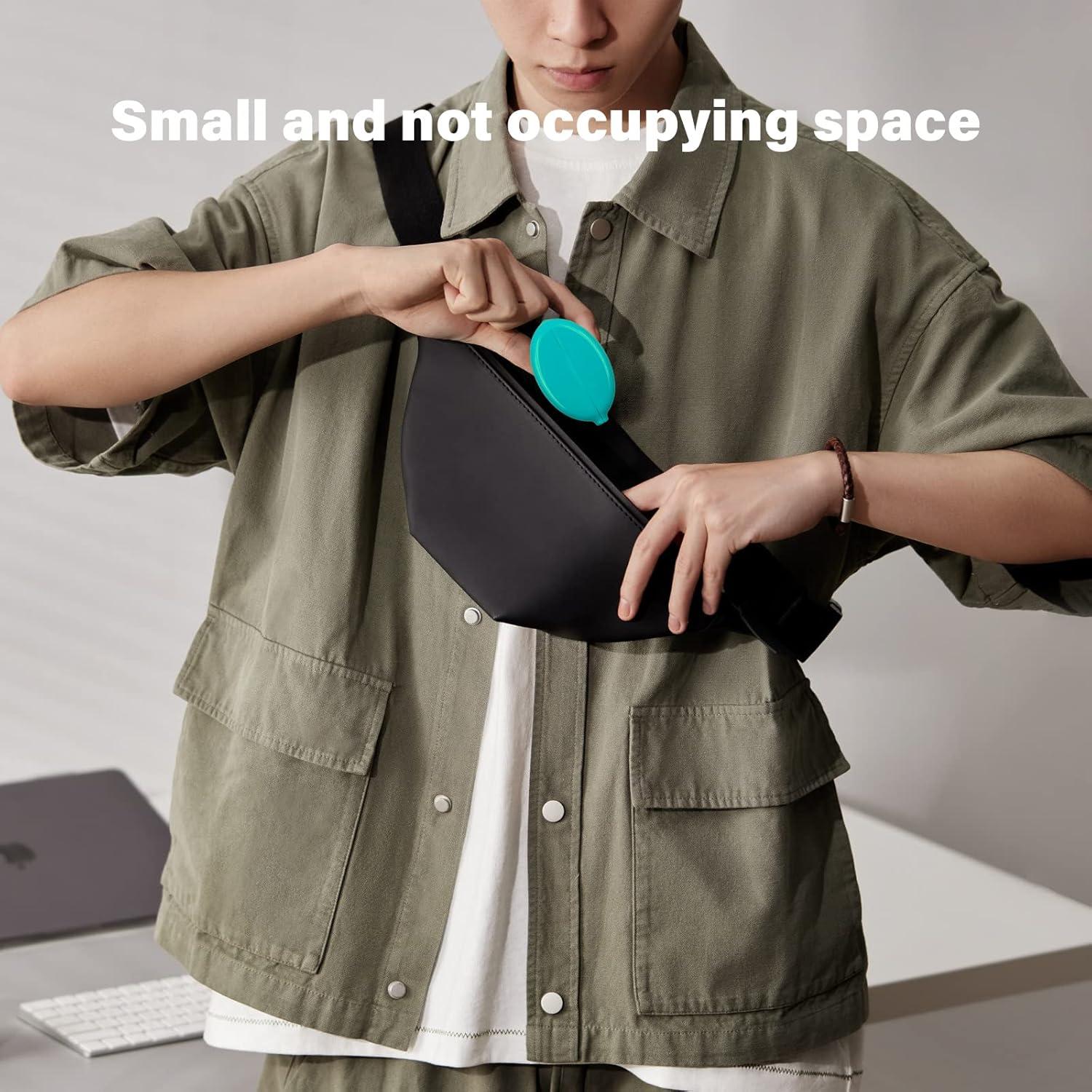 Monederos Ovalados de Goma DEEZOMO - 5 Piezas 5x7.6 cm