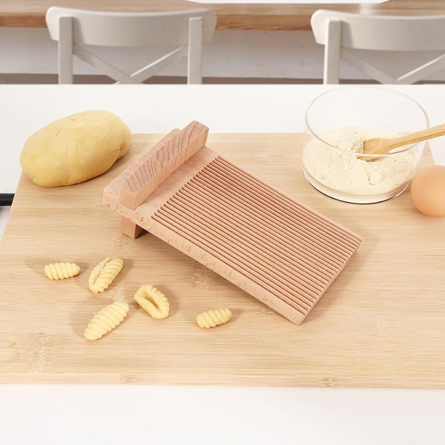 Tabla de Gnocchi Manual Tinada de Madera 19.81 cm