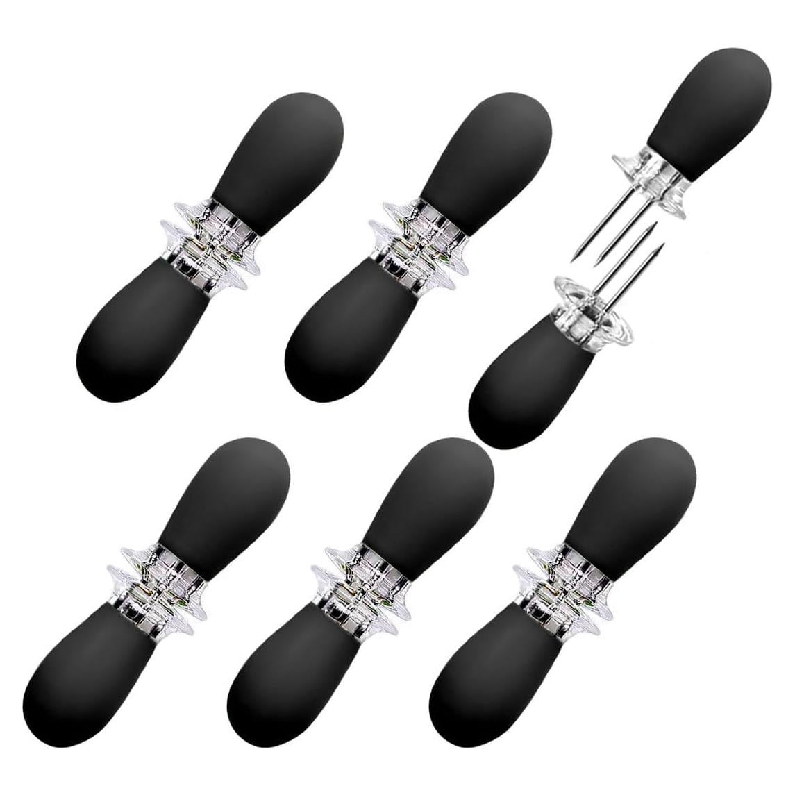 Juego de 12 Sujetadores de Maíz Cinlitek - Acero Inoxidable