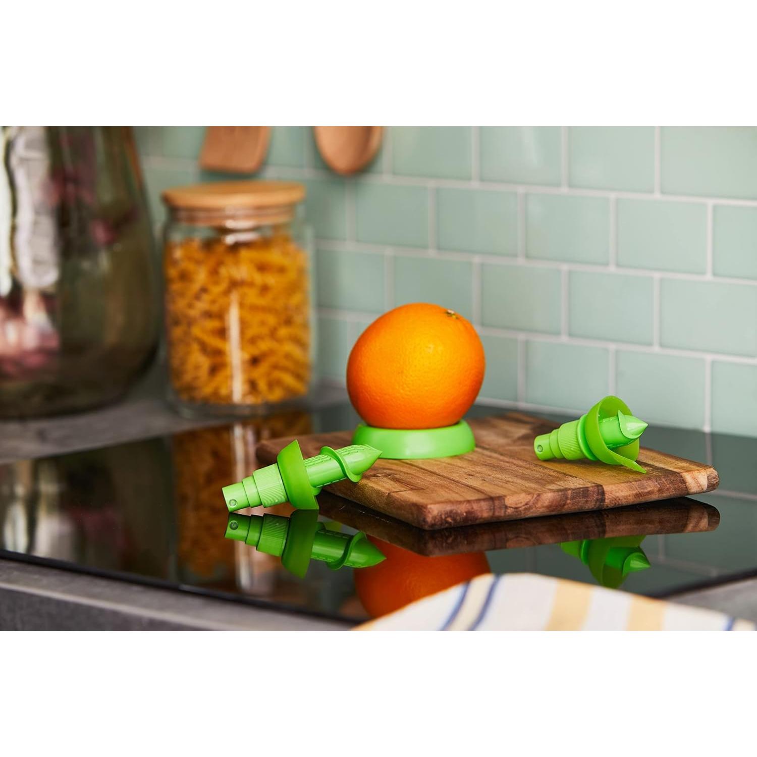 Spray de Cítricos Lékué, Pack de 2, Verde y Amarillo