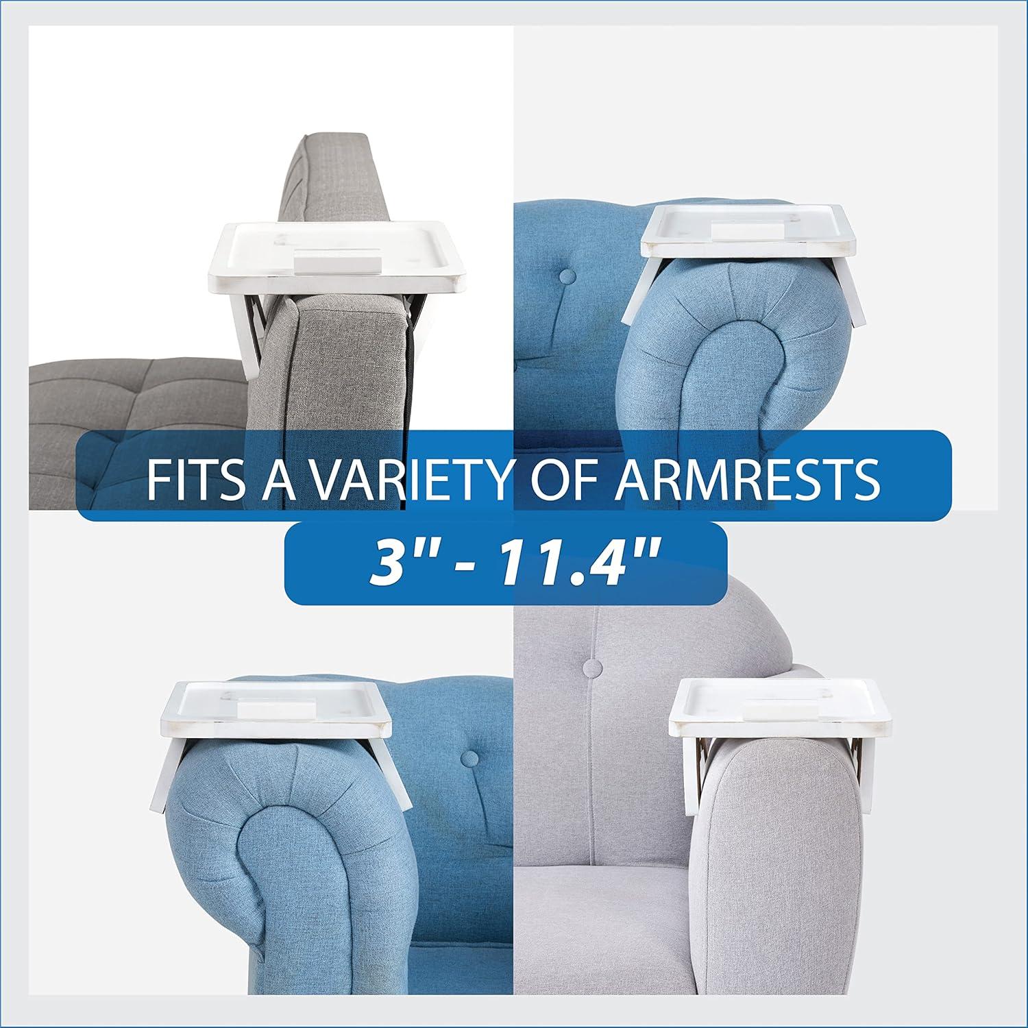 Bandeja para Reposabrazos de Sofá BLUEWEST - Madera Acacia 38.86cm