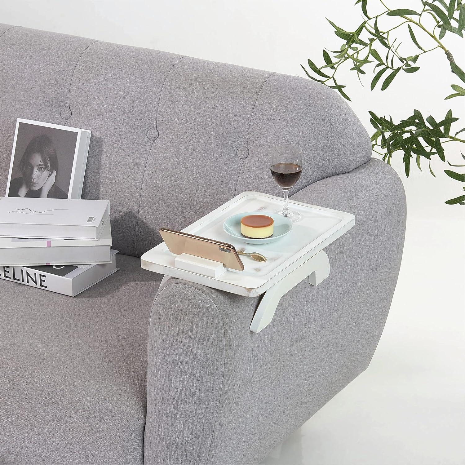 Bandeja para Reposabrazos de Sofá BLUEWEST - Madera Acacia 38.86cm